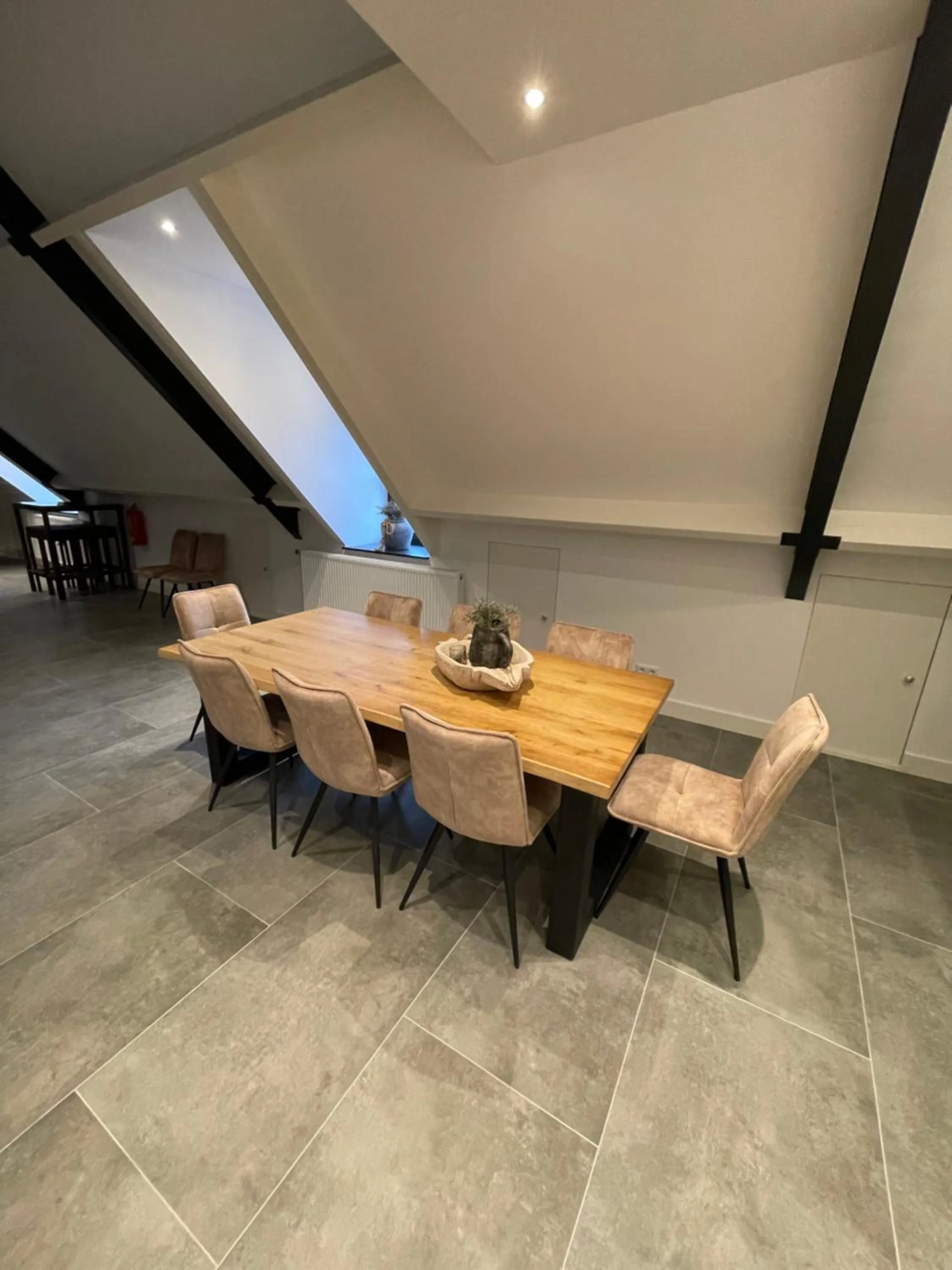 Seating area, Dining Area in B en B Stipdonk