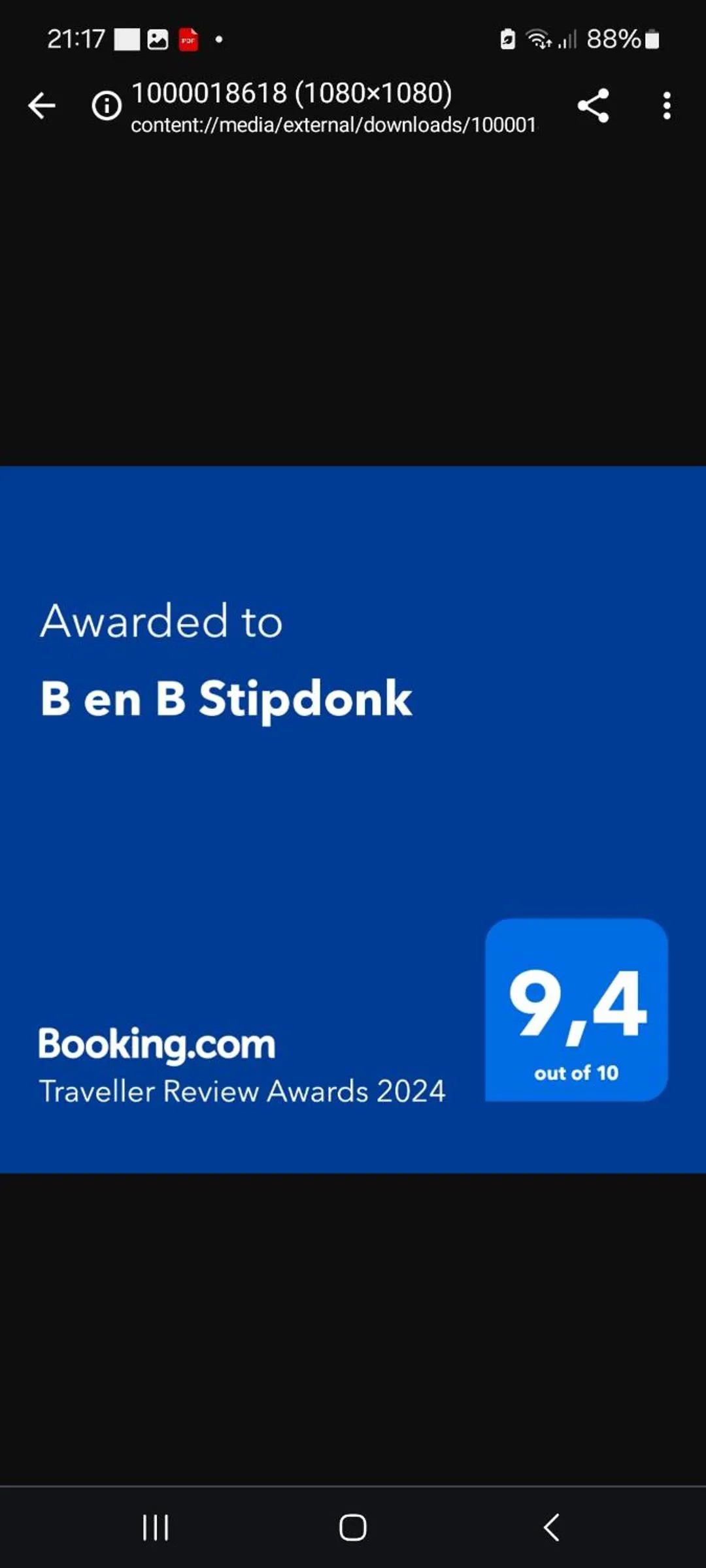 Property building, Bird's-eye View in B en B Stipdonk