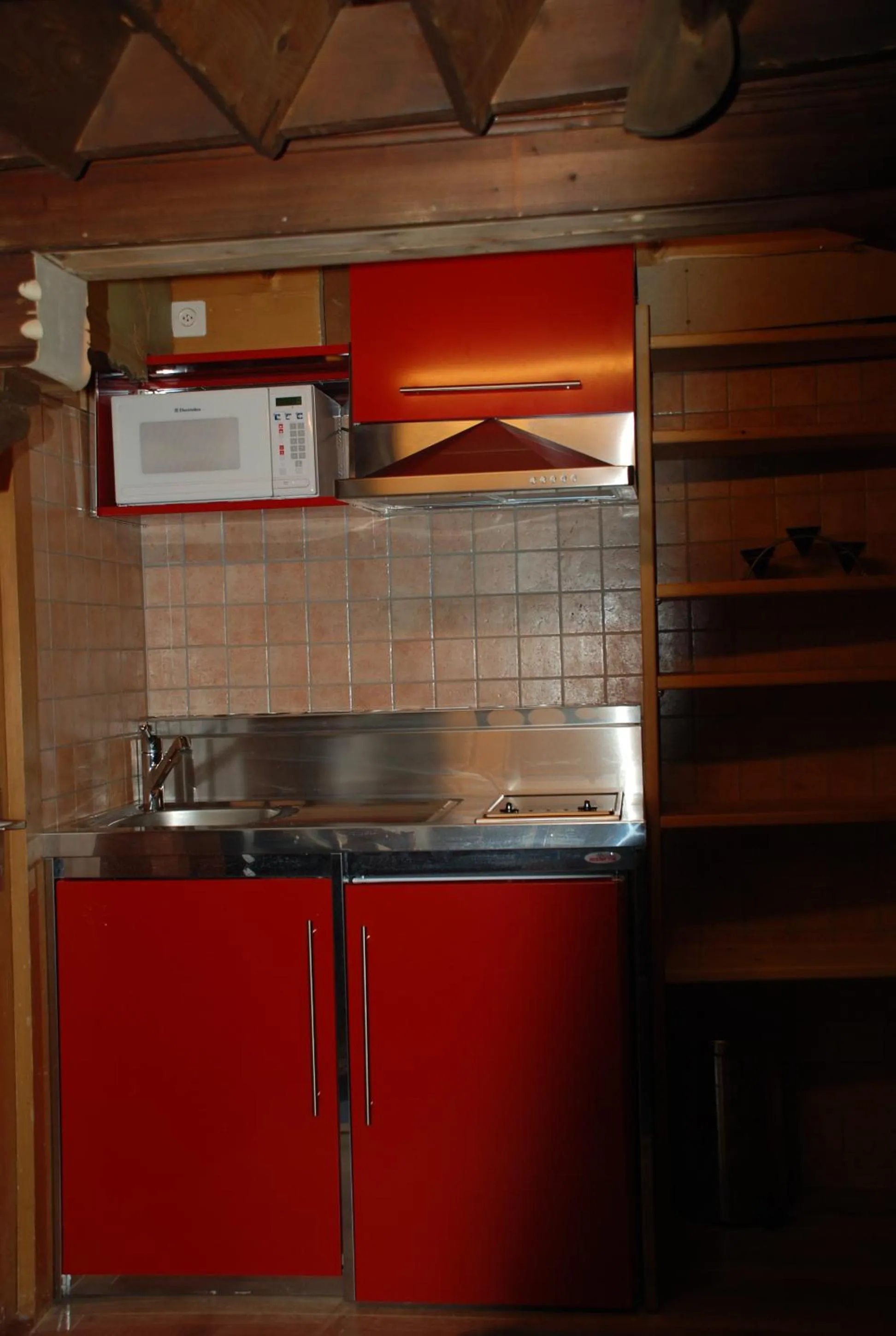 Kitchen or kitchenette in Le Vieux Chalet