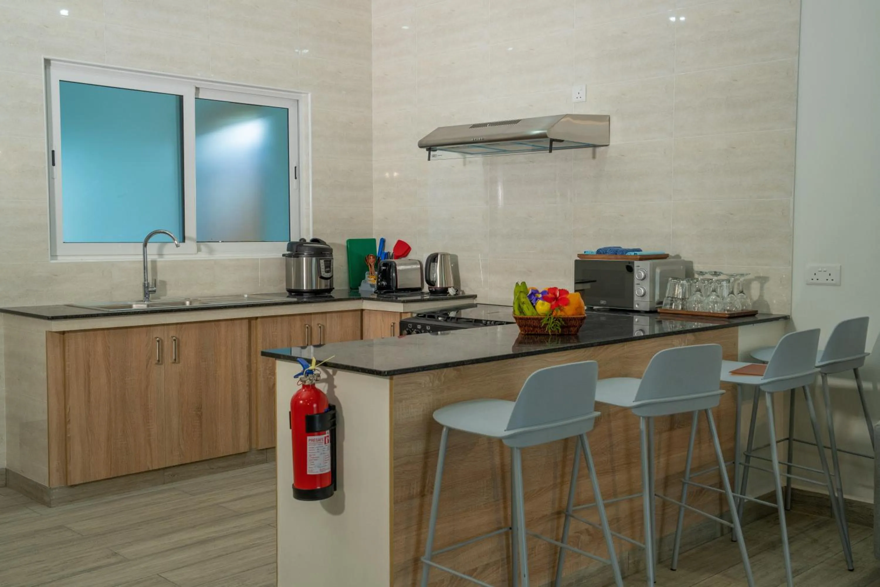 Kitchen or kitchenette in Voilà Beau Vallon