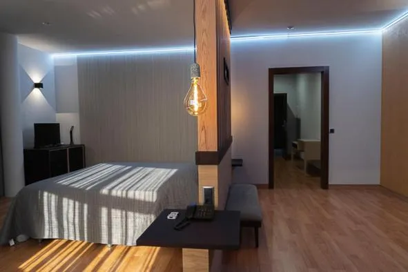 Photo of the whole room, Bed in Hotel-Asador Montes Oretanos