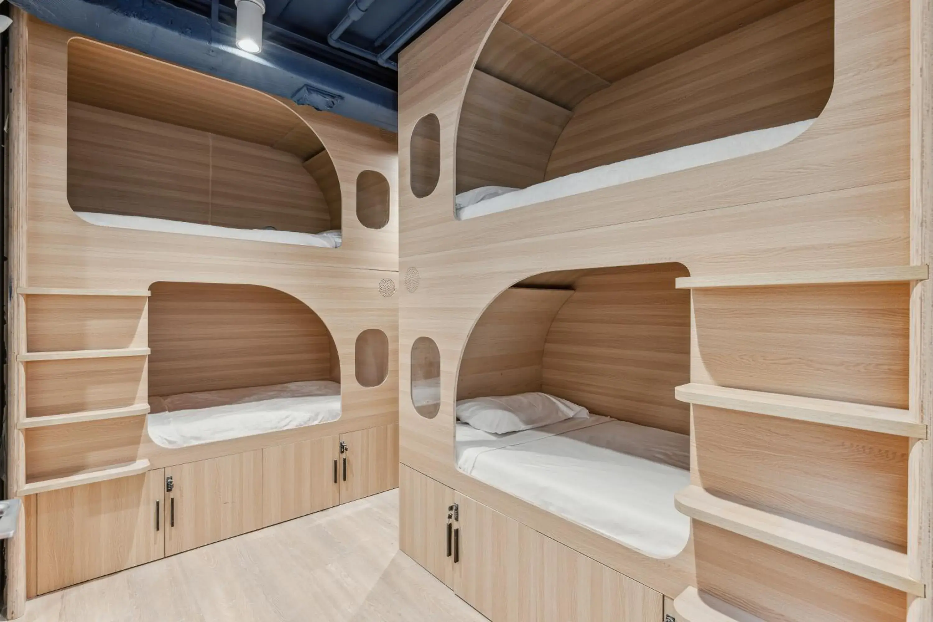 Bunk Bed in Female Dormitory Room in Meco Hotel Bunk Bed in Female Dormitory Room in Meco Hotel