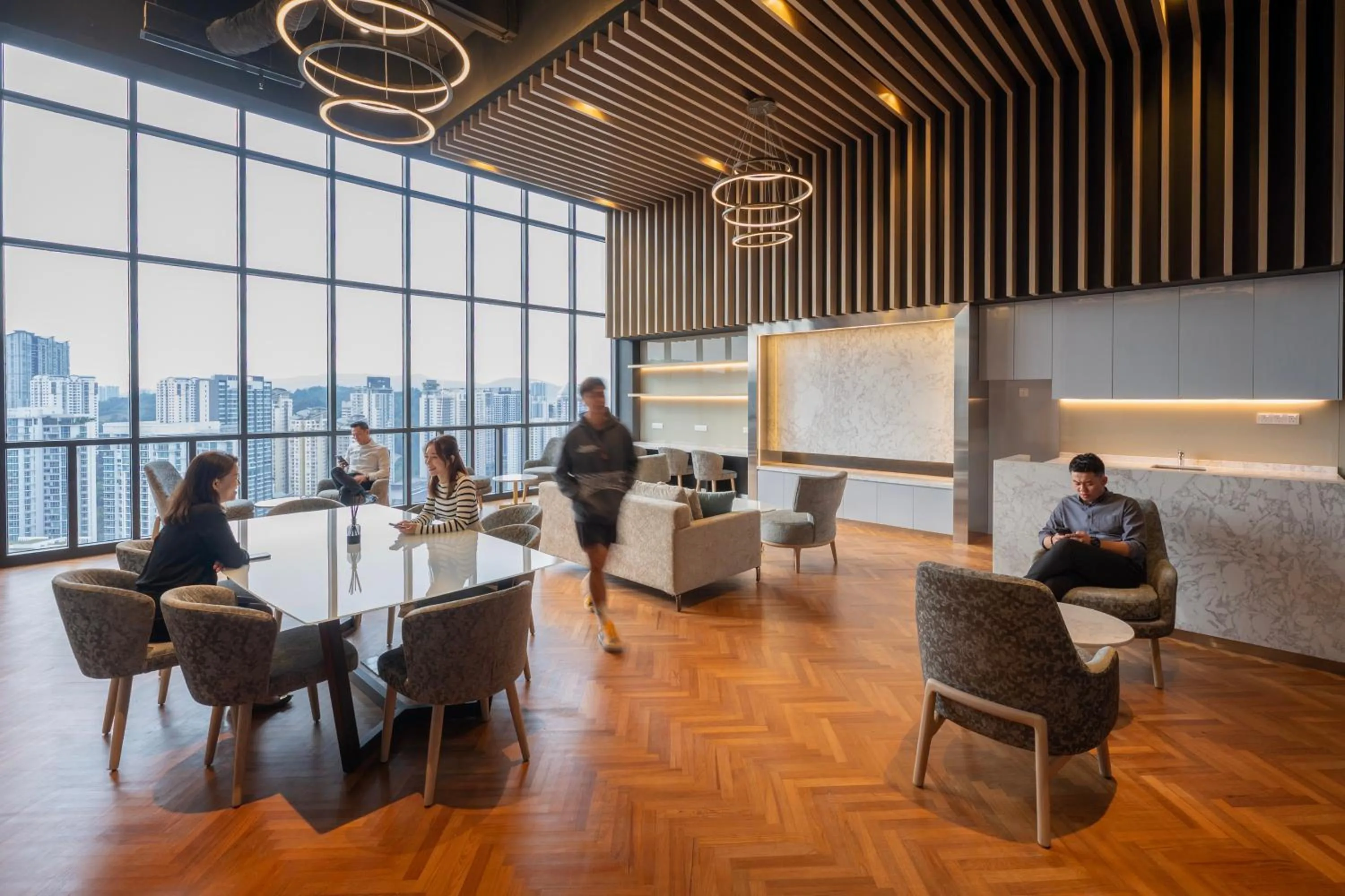 Lounge or bar in Societe Suite by Lyfehaus