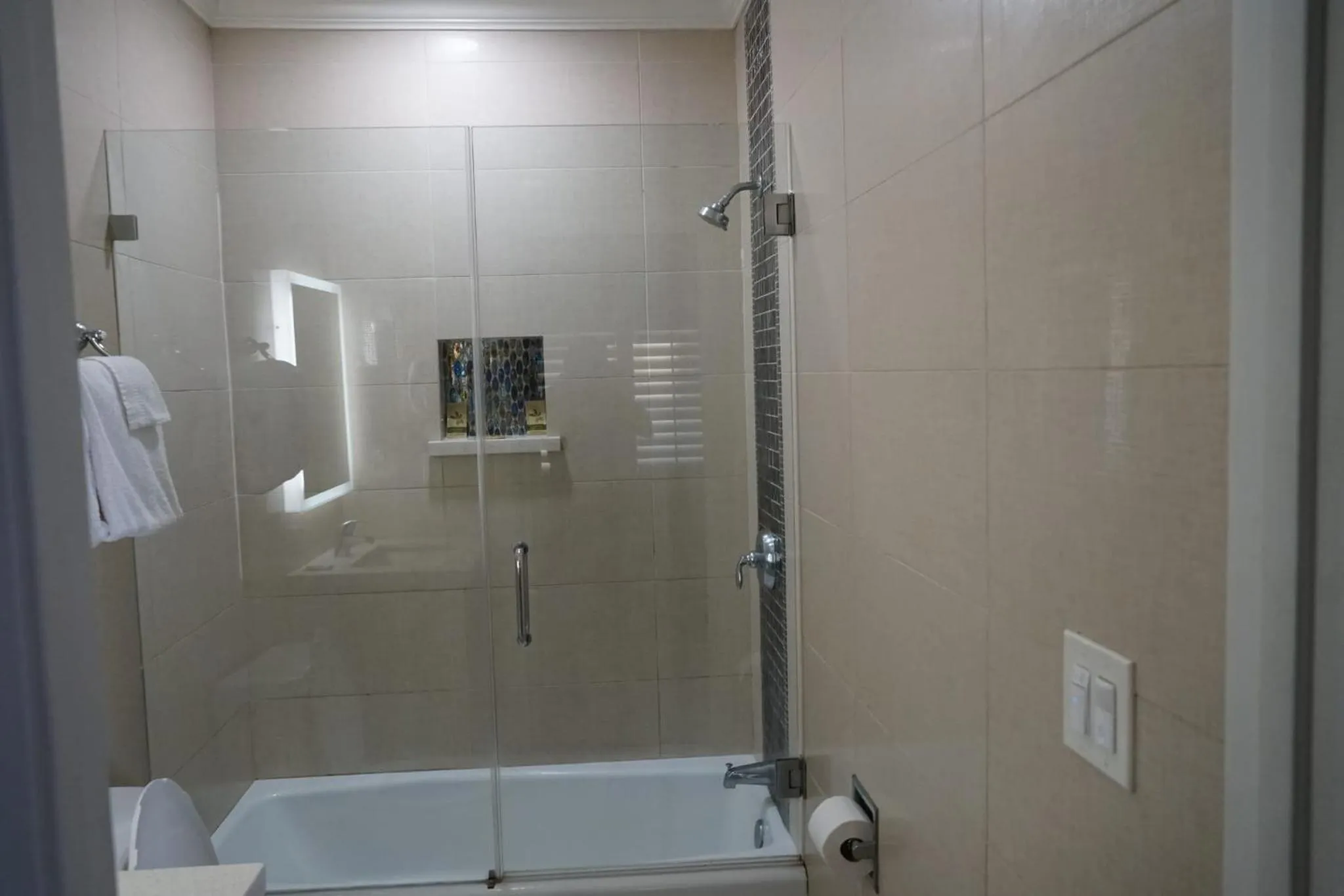 Shower in Avenue Motel