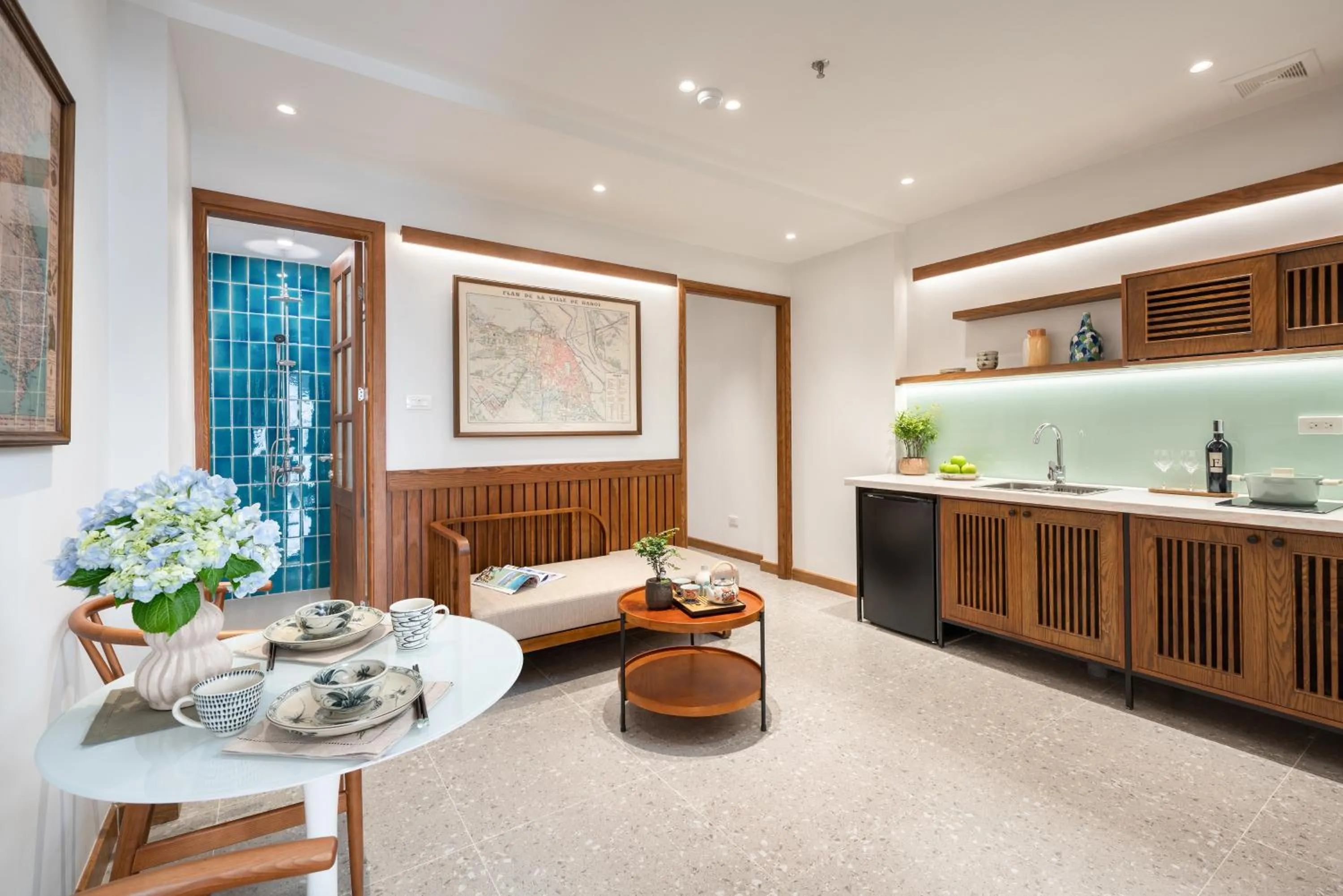 Living room in Le Parfum Apartment and Hotel