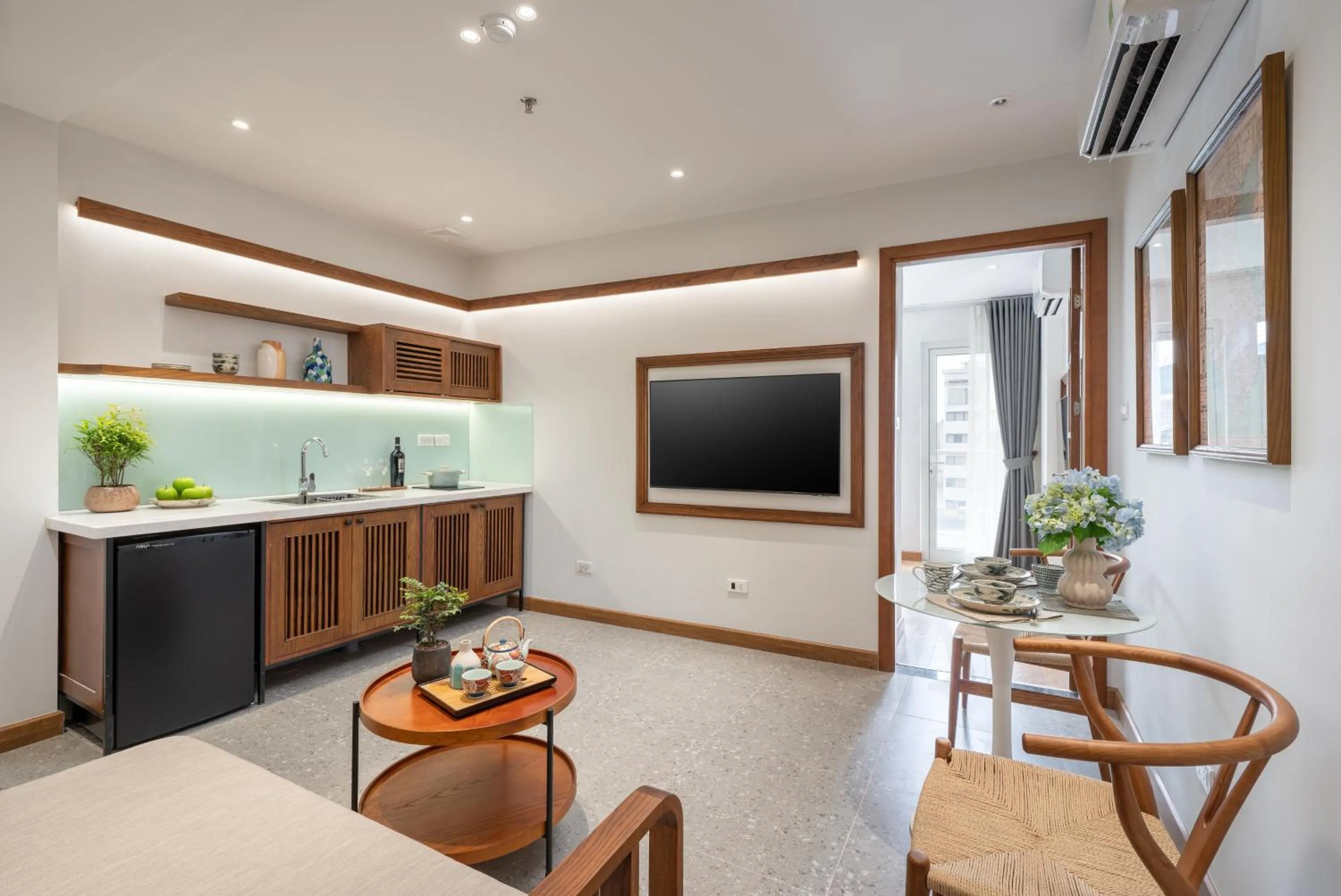 Living room in Le Parfum Apartment and Hotel