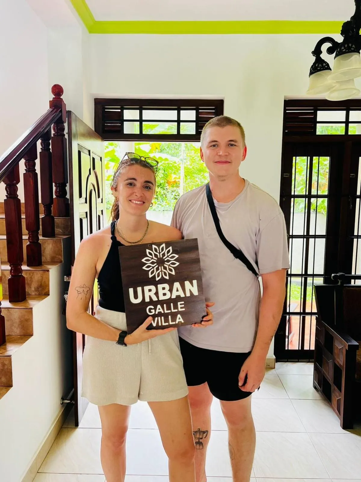 group of guests in Urban Galle Villa