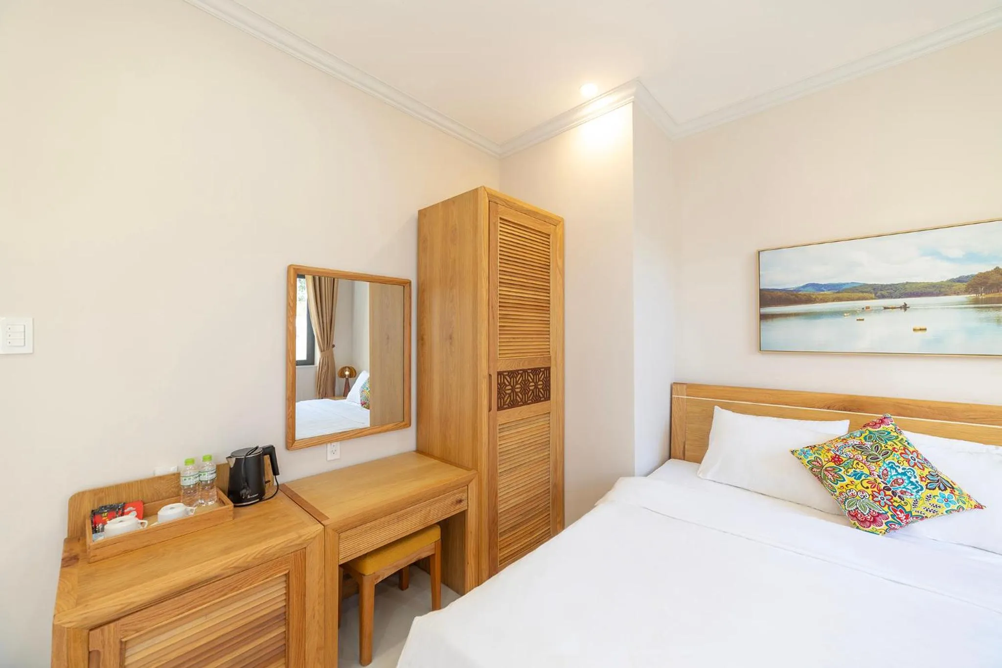 Bed in Cerasoi Boutique Villa Dalat