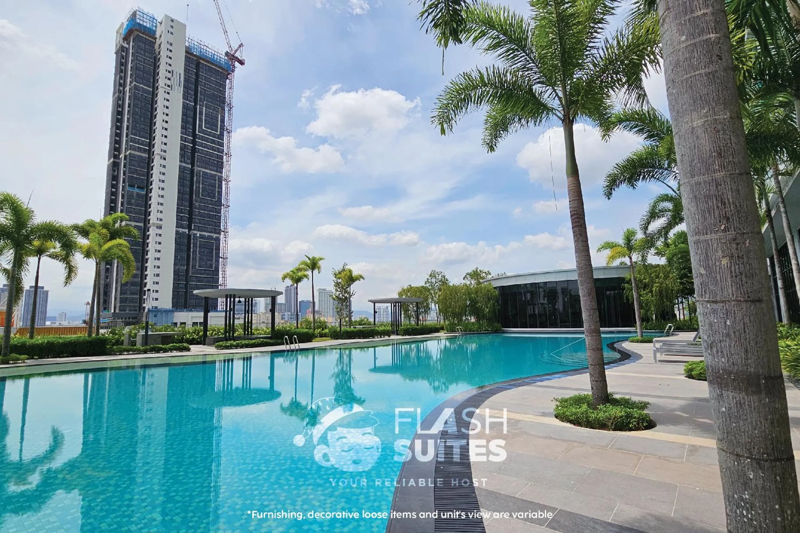 Swimming pool in Trion Premium Suites @ KL