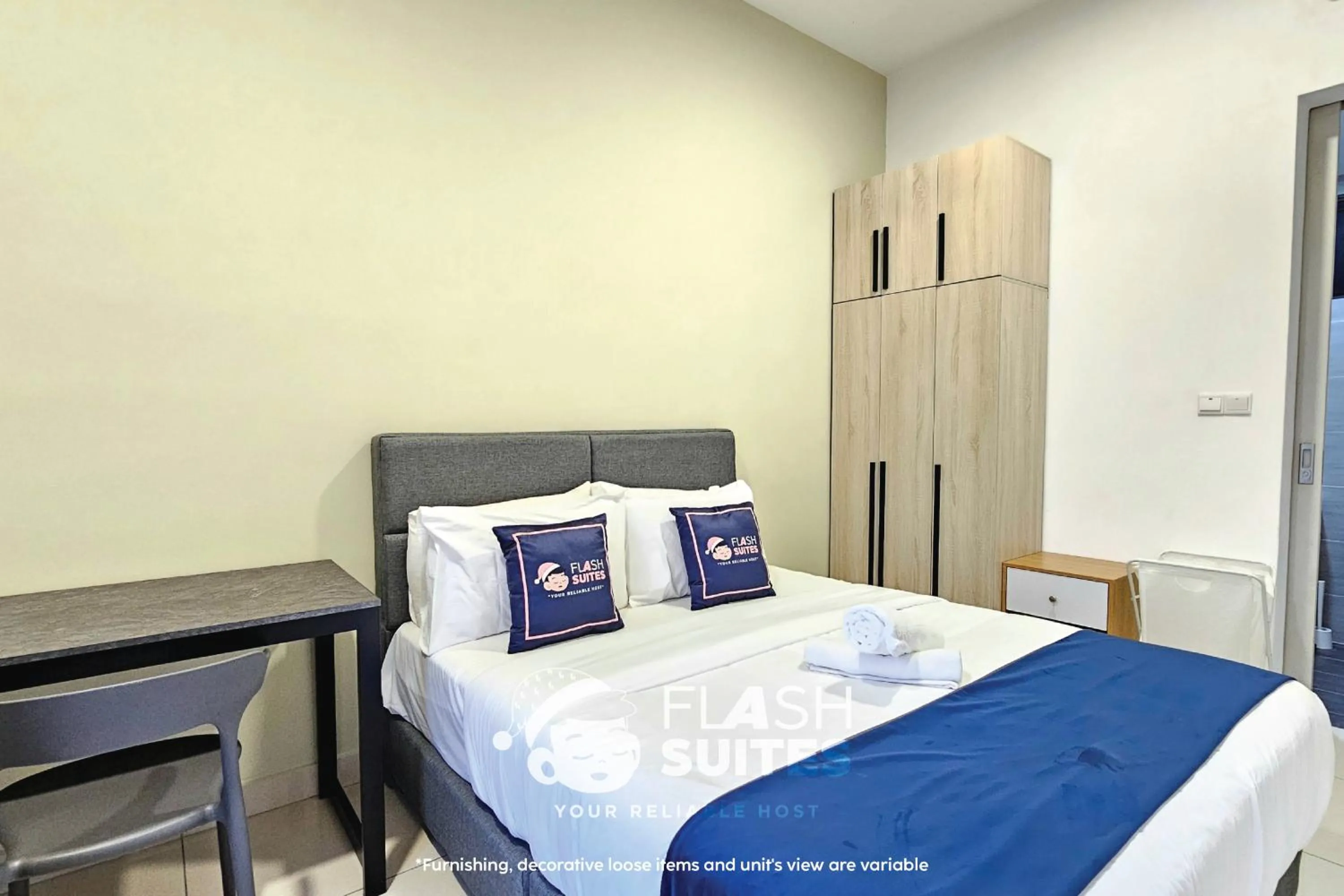 Bed in Trion Premium Suites @ KL