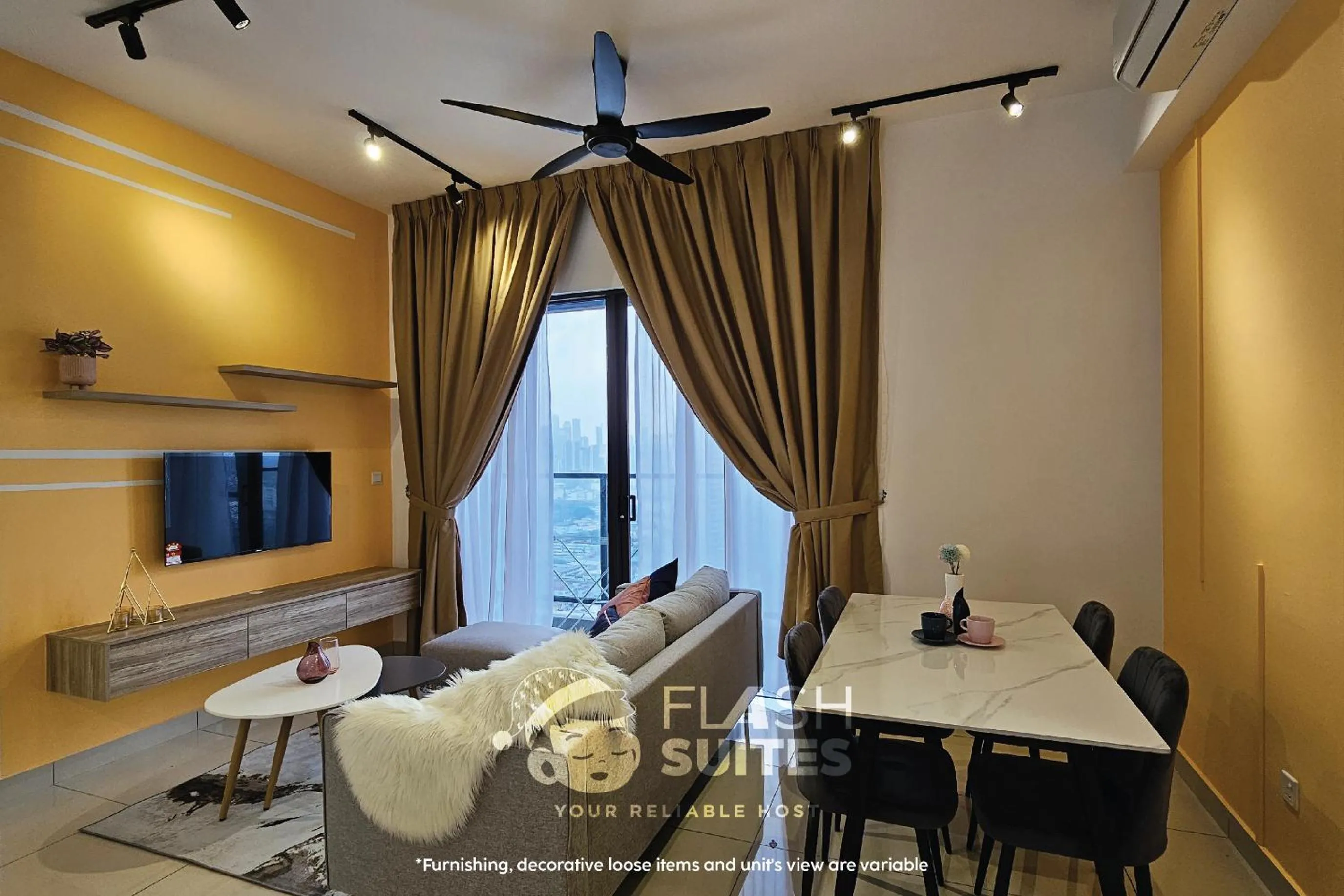 Living room in Trion Premium Suites @ KL