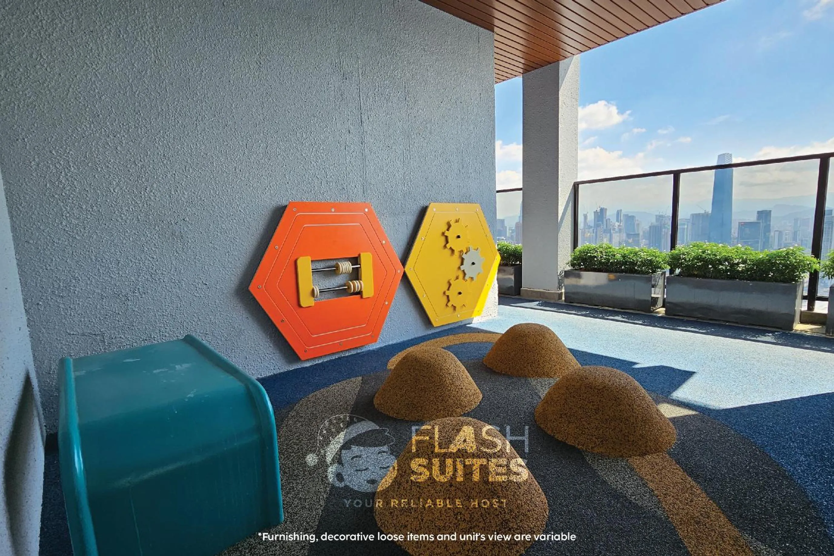 Children play ground in Trion Premium Suites @ KL