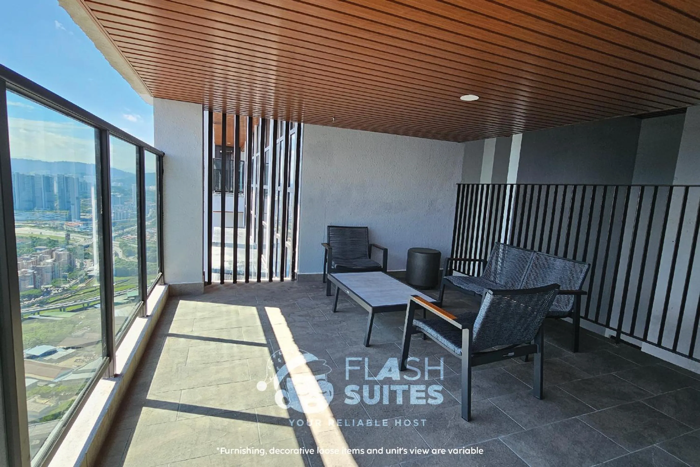 Seating area in Trion Premium Suites @ KL