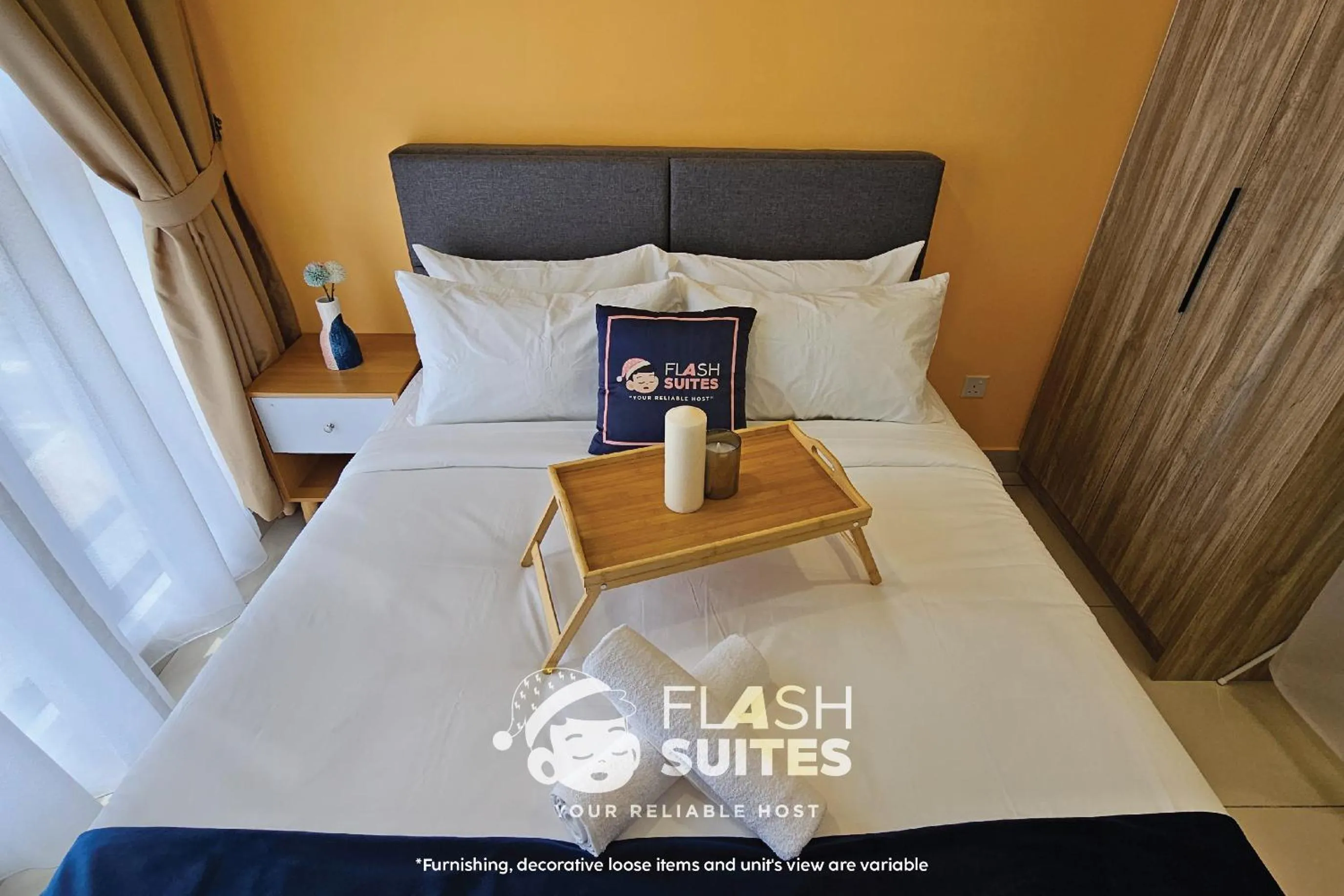 Bed in Trion Premium Suites @ KL