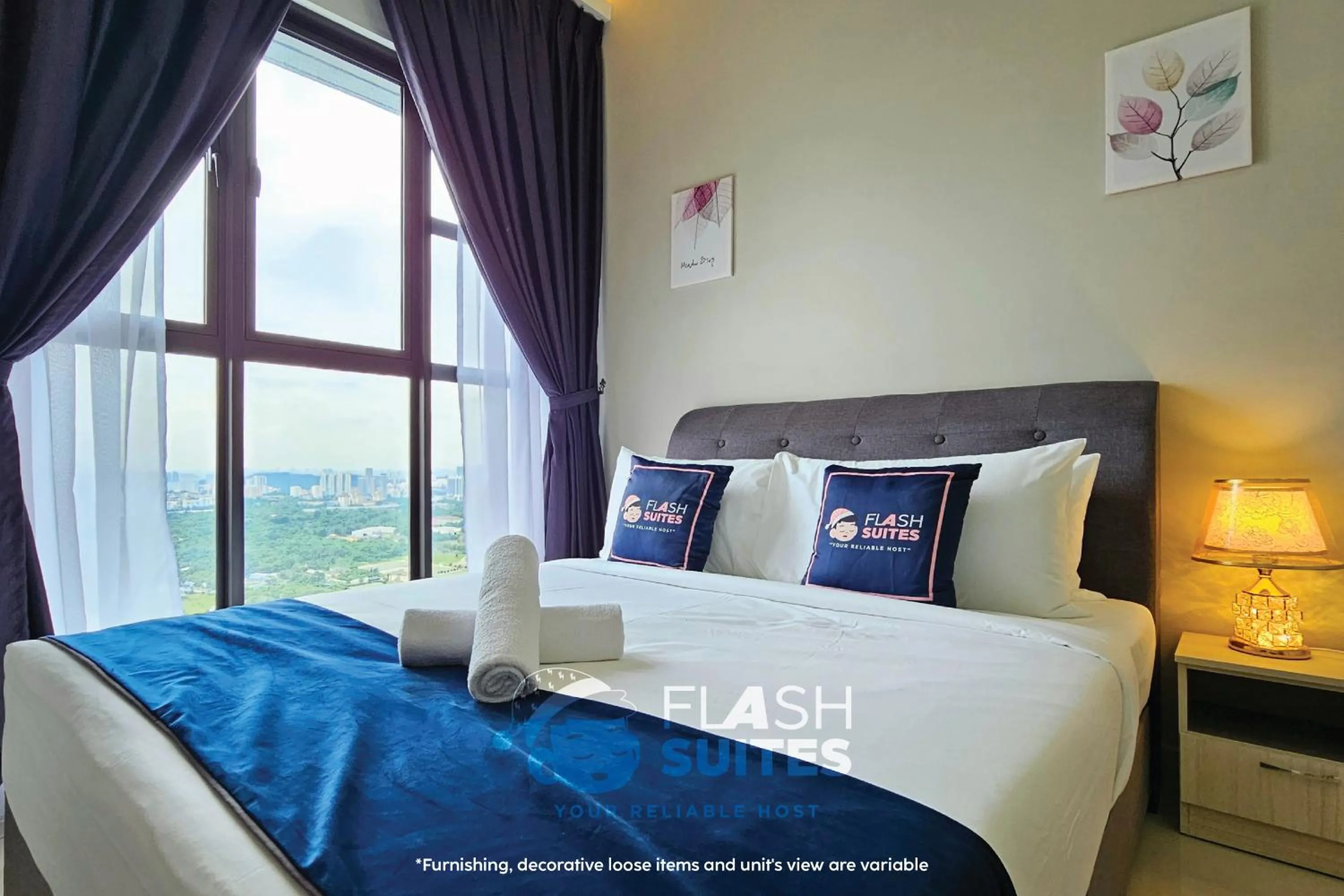 Bed in Trion Premium Suites @ KL