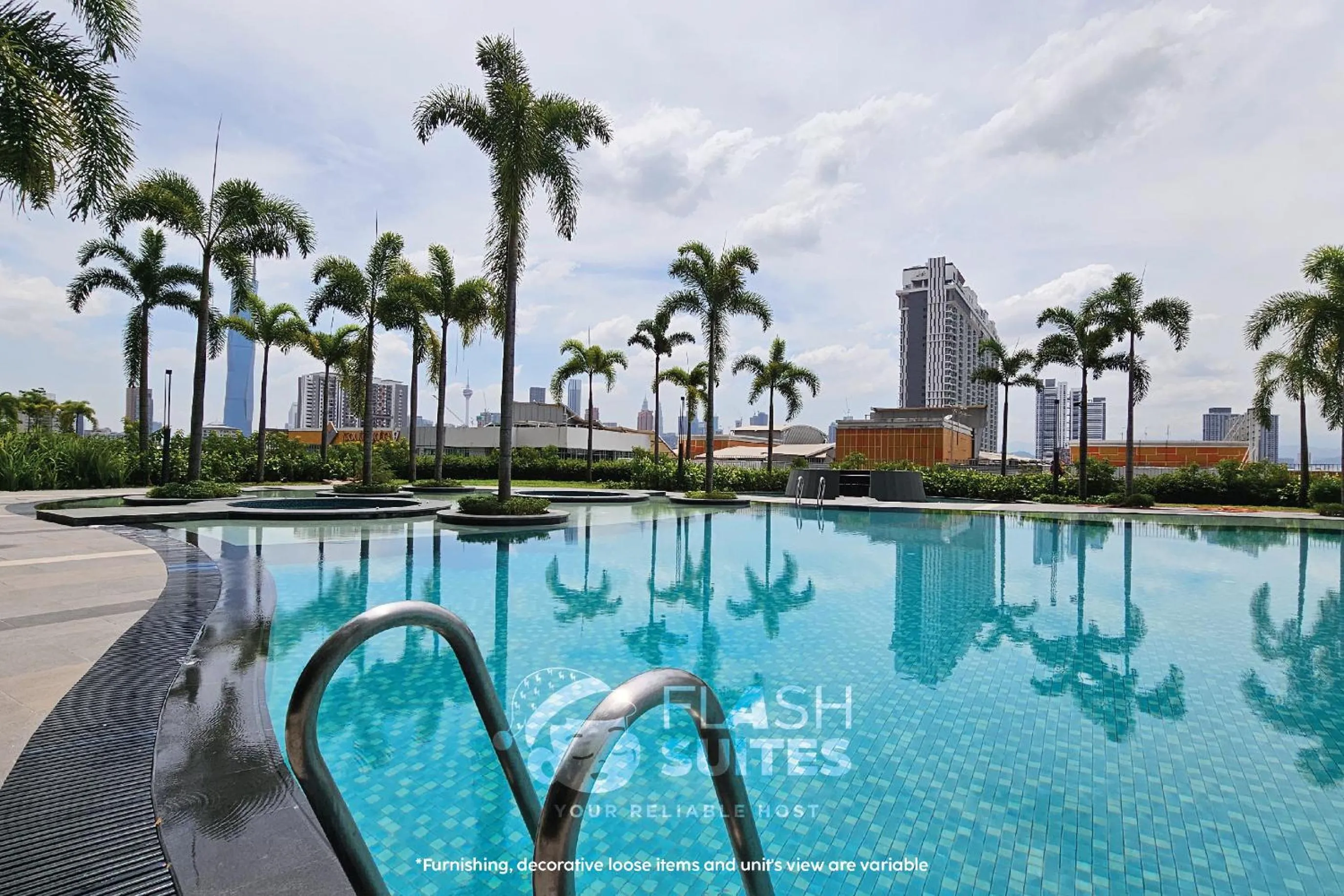 Swimming pool in Trion Premium Suites @ KL