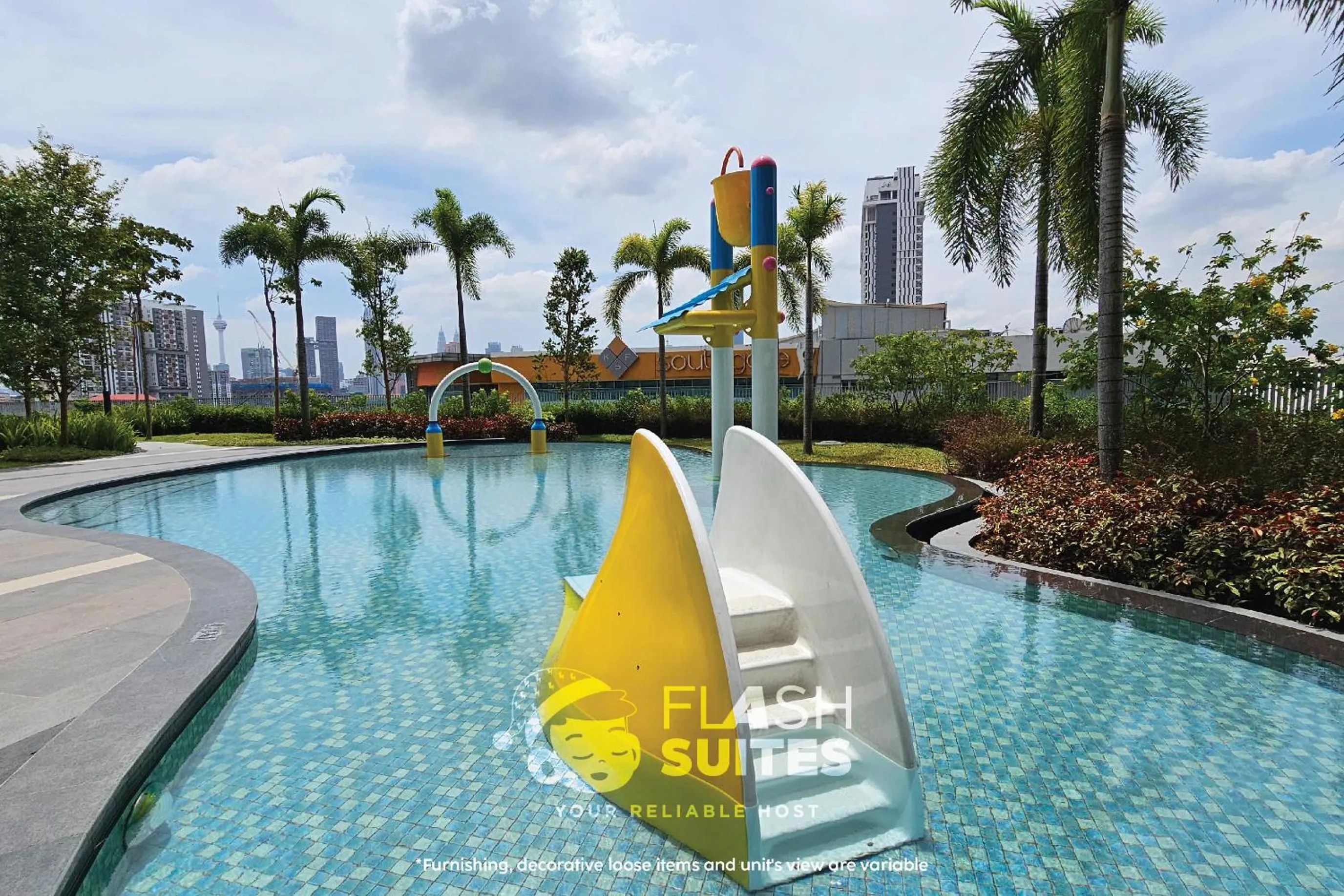 Swimming pool in Trion Premium Suites @ KL