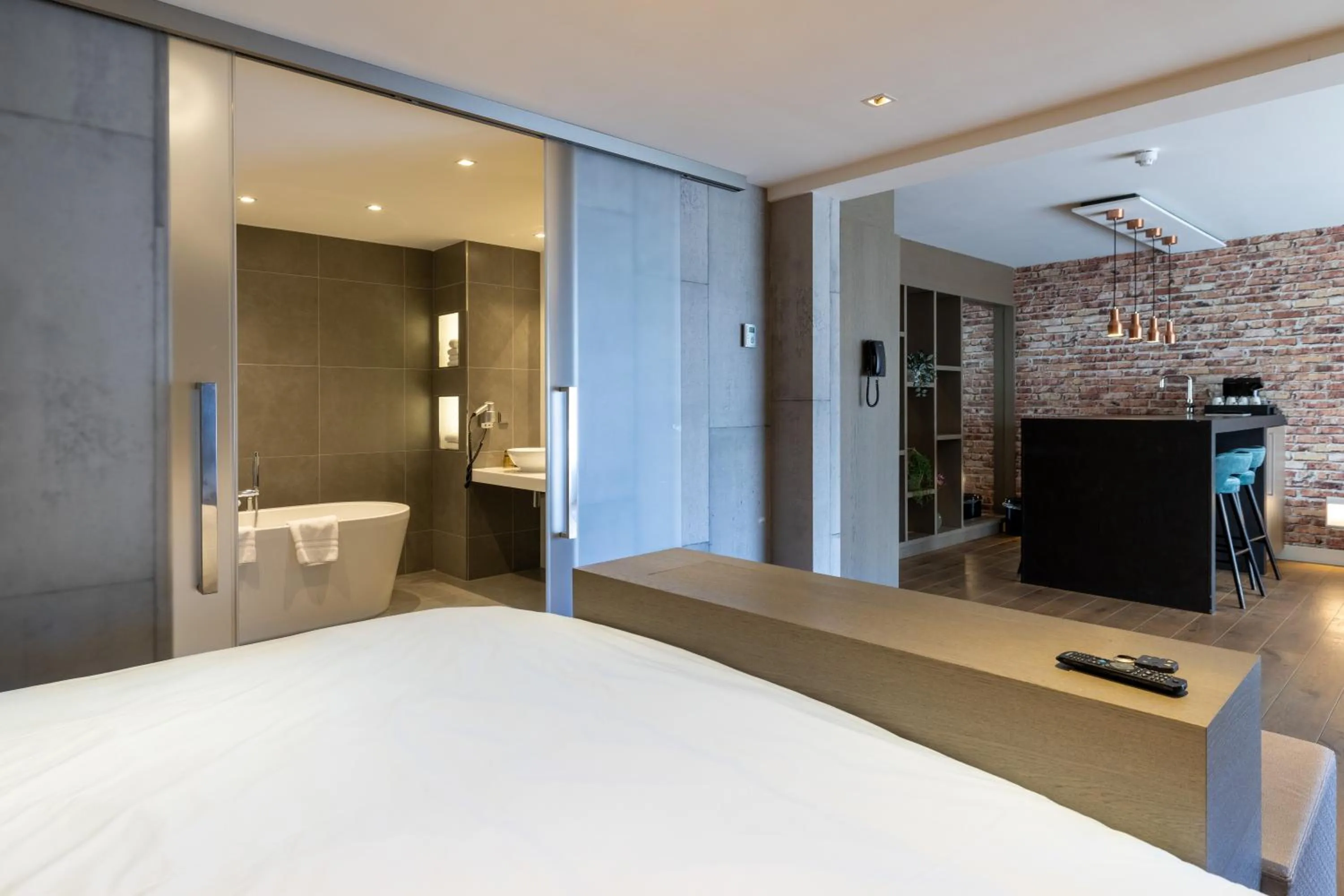 Photo of the whole room, Bed in Van der Valk Hotel Assen