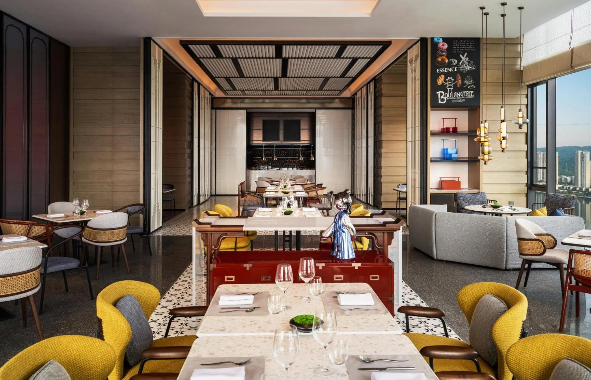 Restaurant/places to eat in Hotel Indigo Changsha Meixi Lake