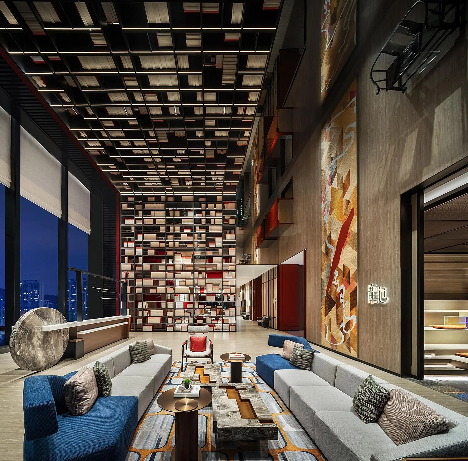 Lobby or reception in Hotel Indigo Changsha Meixi Lake