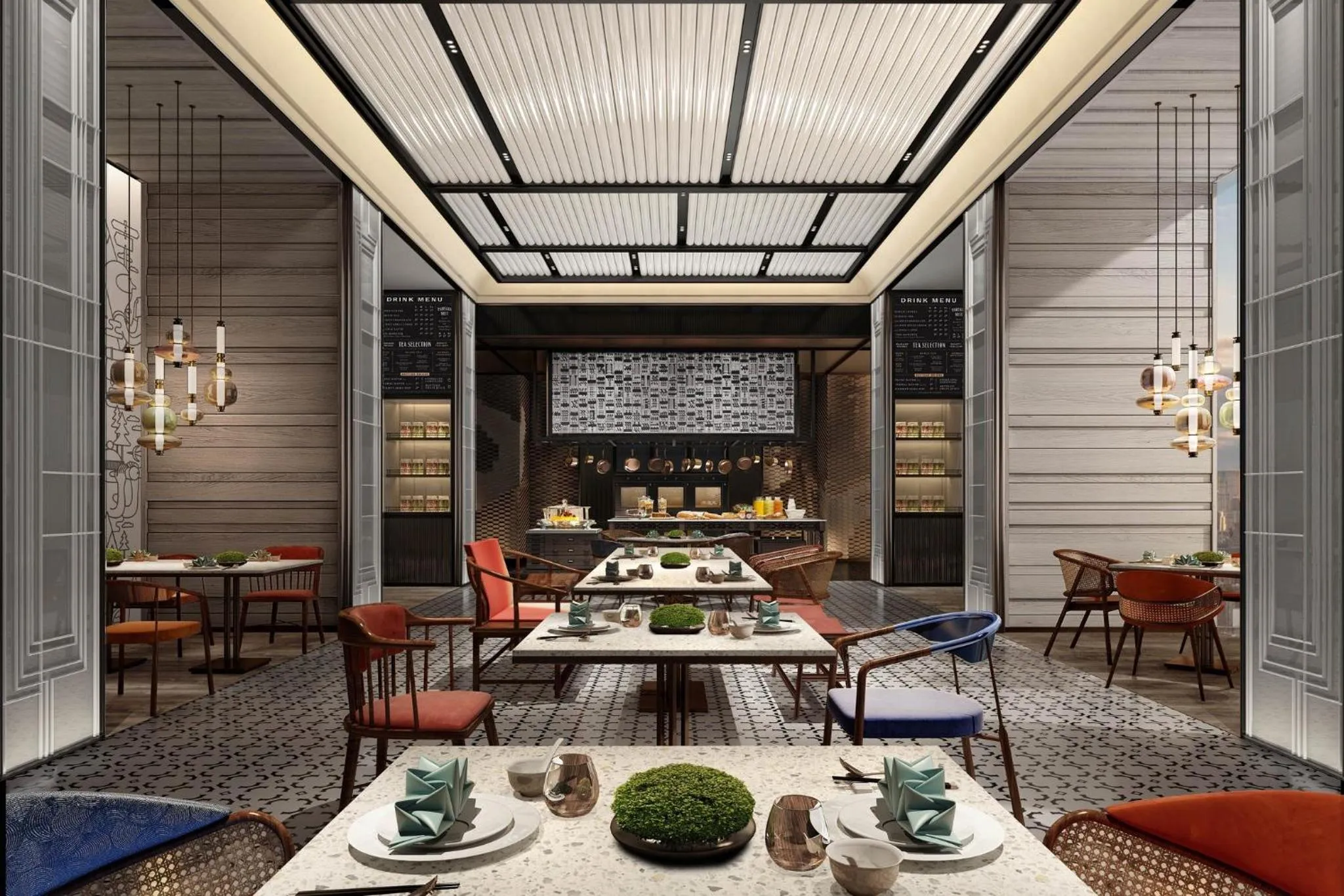 Restaurant/places to eat in Hotel Indigo Changsha Meixi Lake