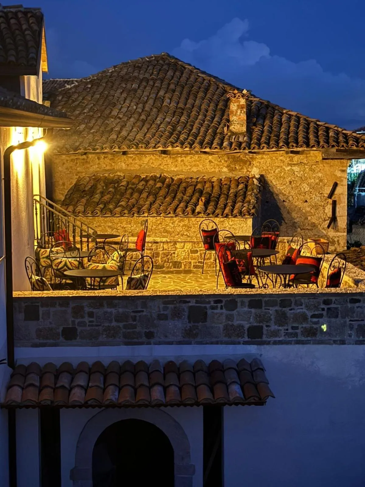 Balcony/Terrace in Kruja Albergo Diffuso , Inside Kruja Castle