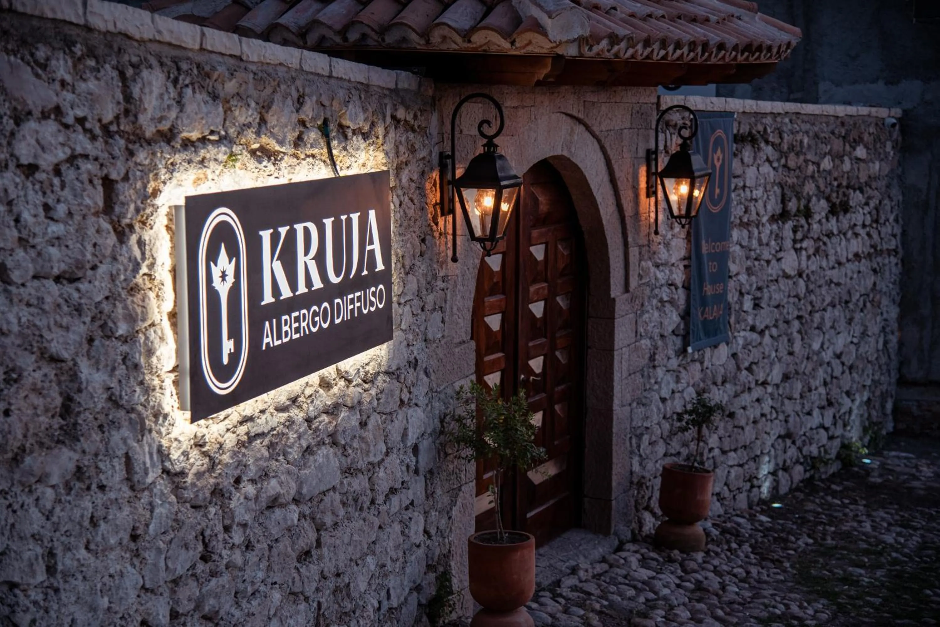 Night in Kruja Albergo Diffuso , Inside Kruja Castle