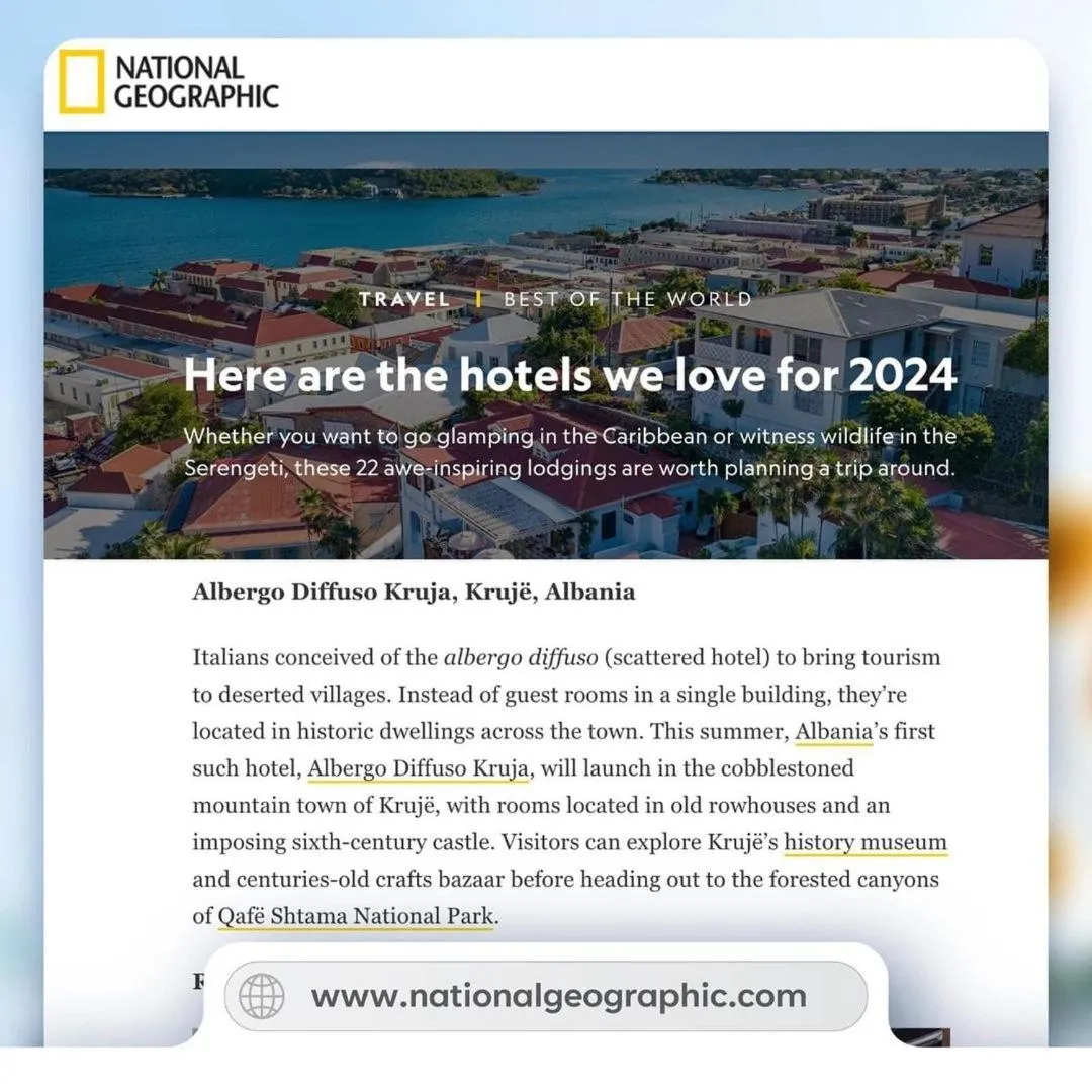 Certificate/Award in Kruja Albergo Diffuso , Inside Kruja Castle