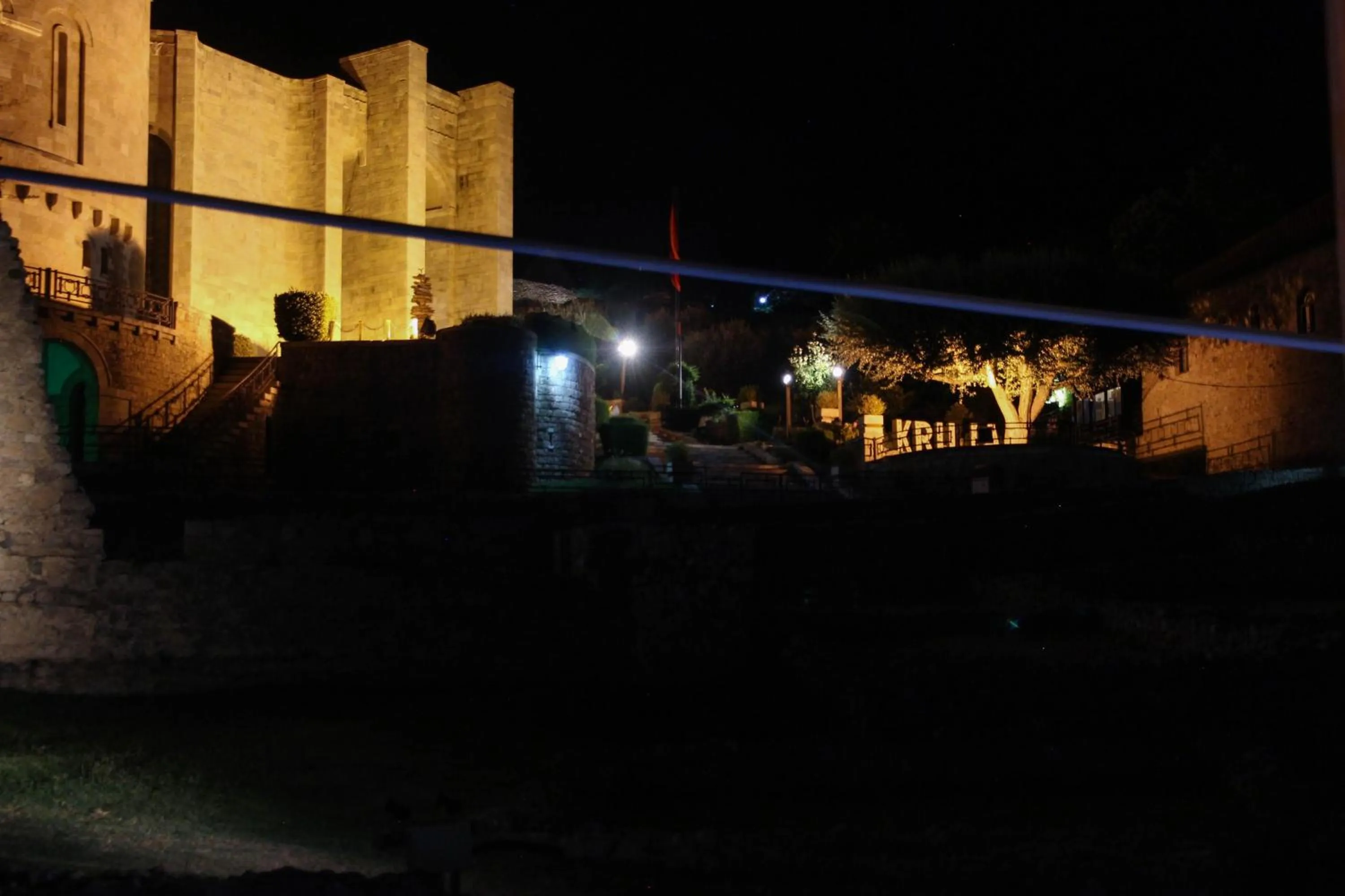 Night in Kruja Albergo Diffuso , Inside Kruja Castle