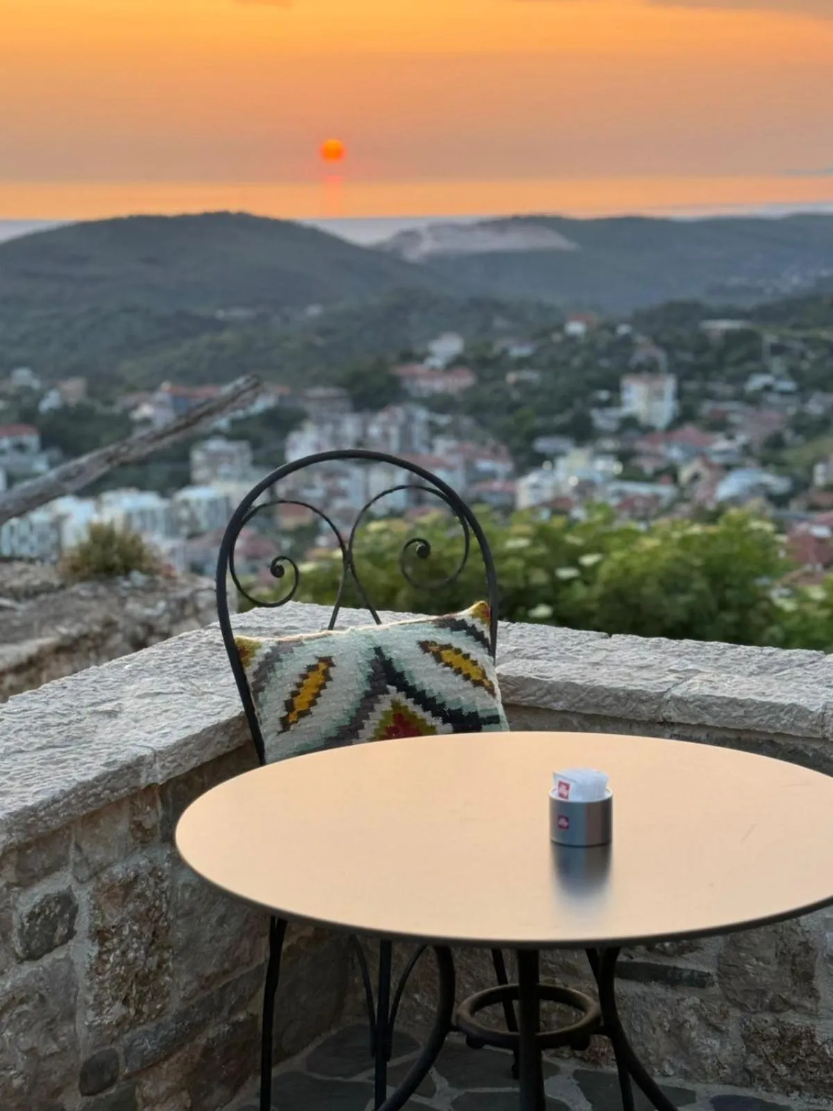 Balcony/Terrace in Kruja Albergo Diffuso , Inside Kruja Castle