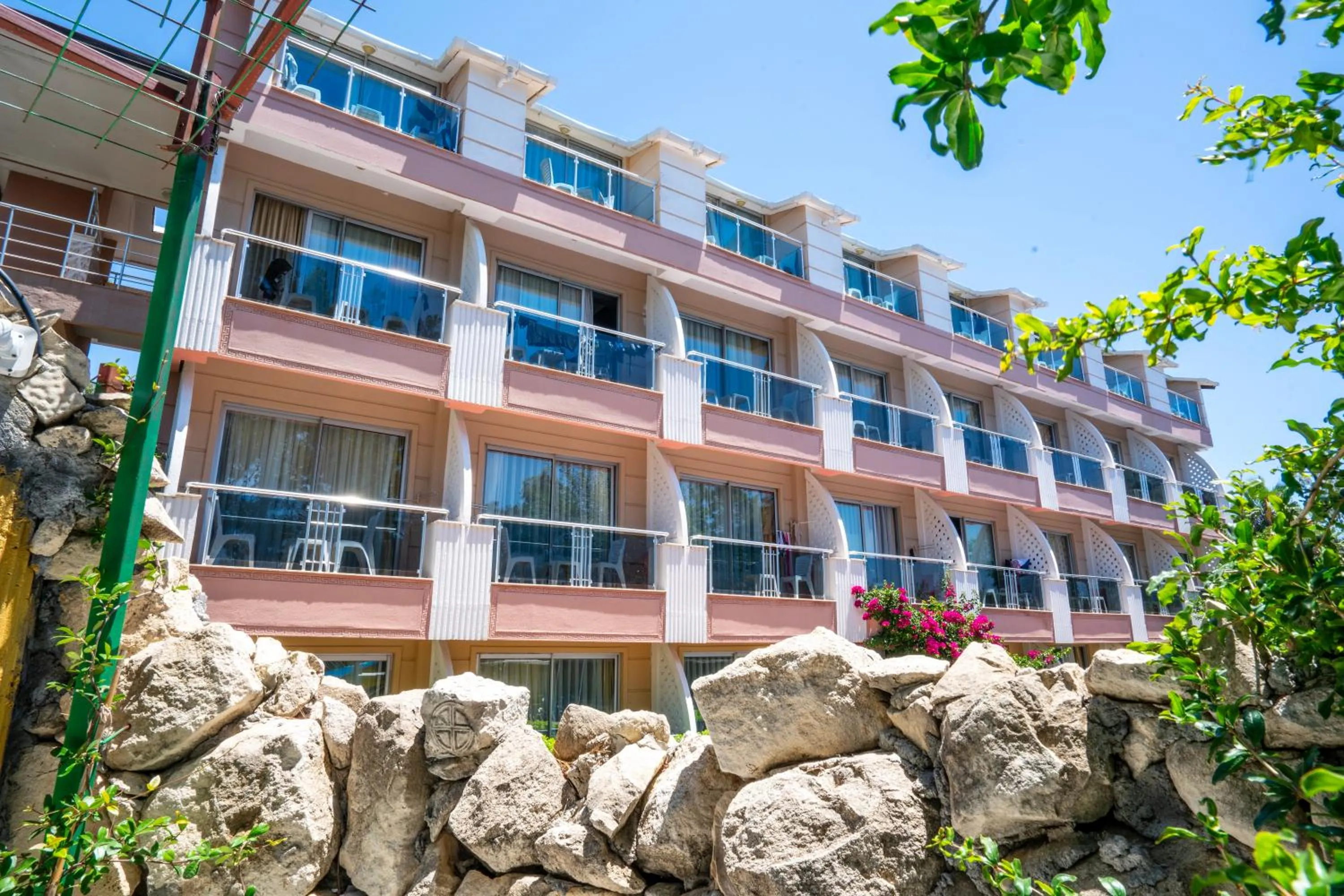 Property building in Aperion Beach Hotel Side