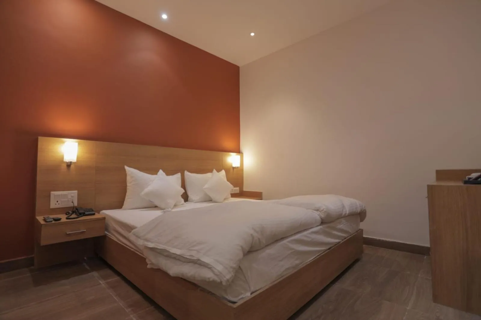 Bed in Hotel The Bundela - Khajuraho, Madhya Pradesh