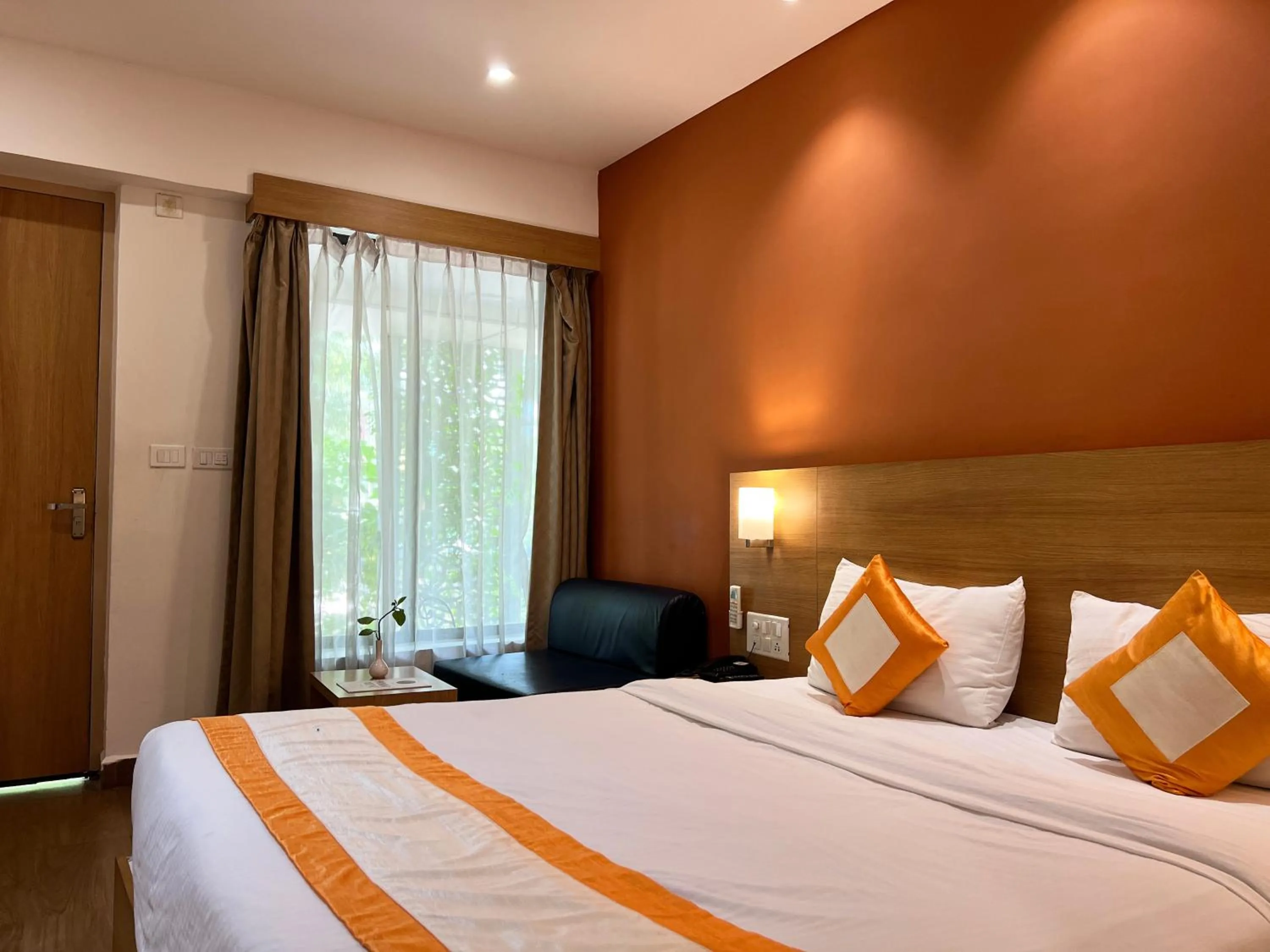 Bed in Hotel The Bundela - Khajuraho, Madhya Pradesh