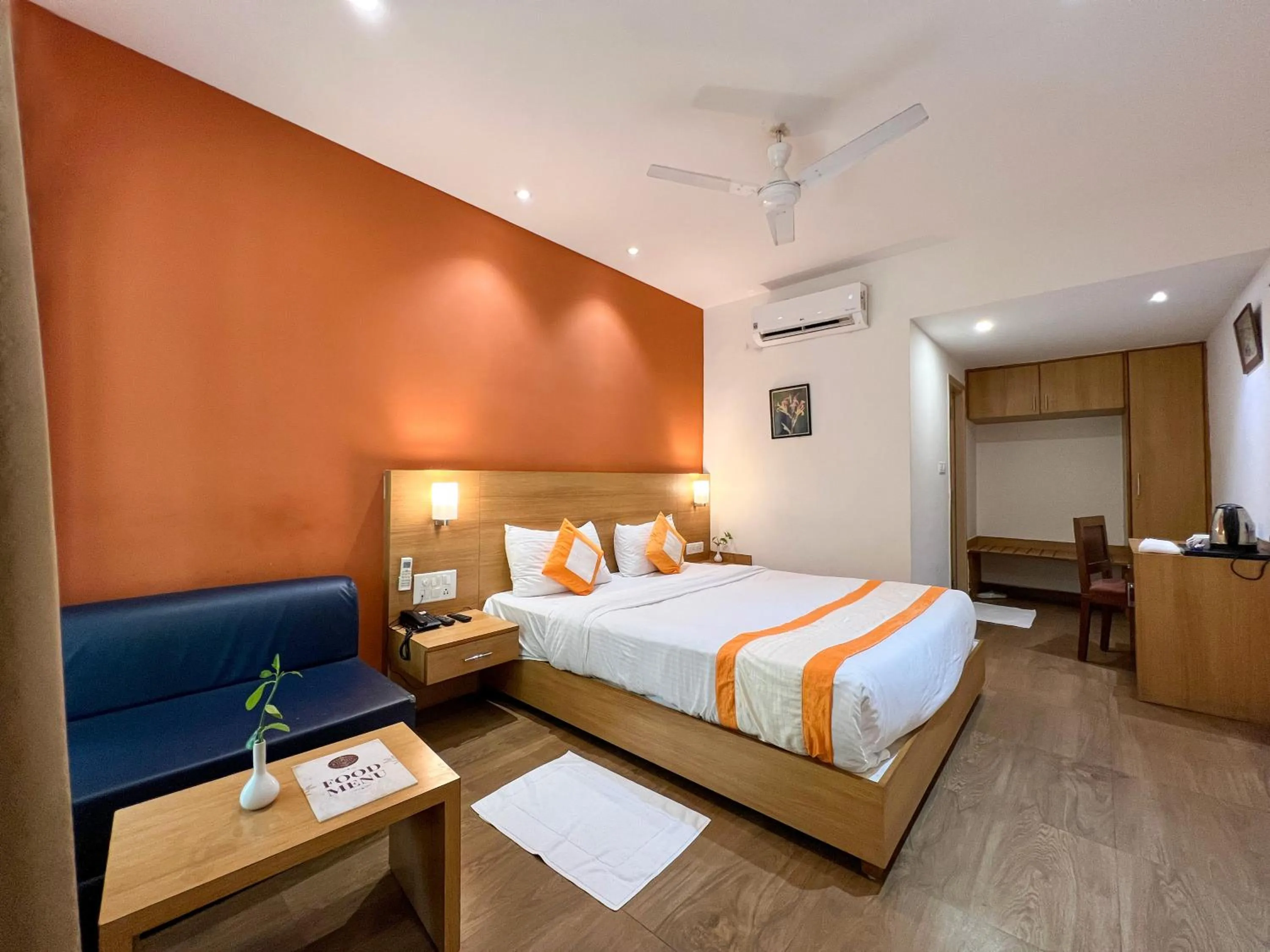 Bed in Hotel The Bundela - Khajuraho, Madhya Pradesh