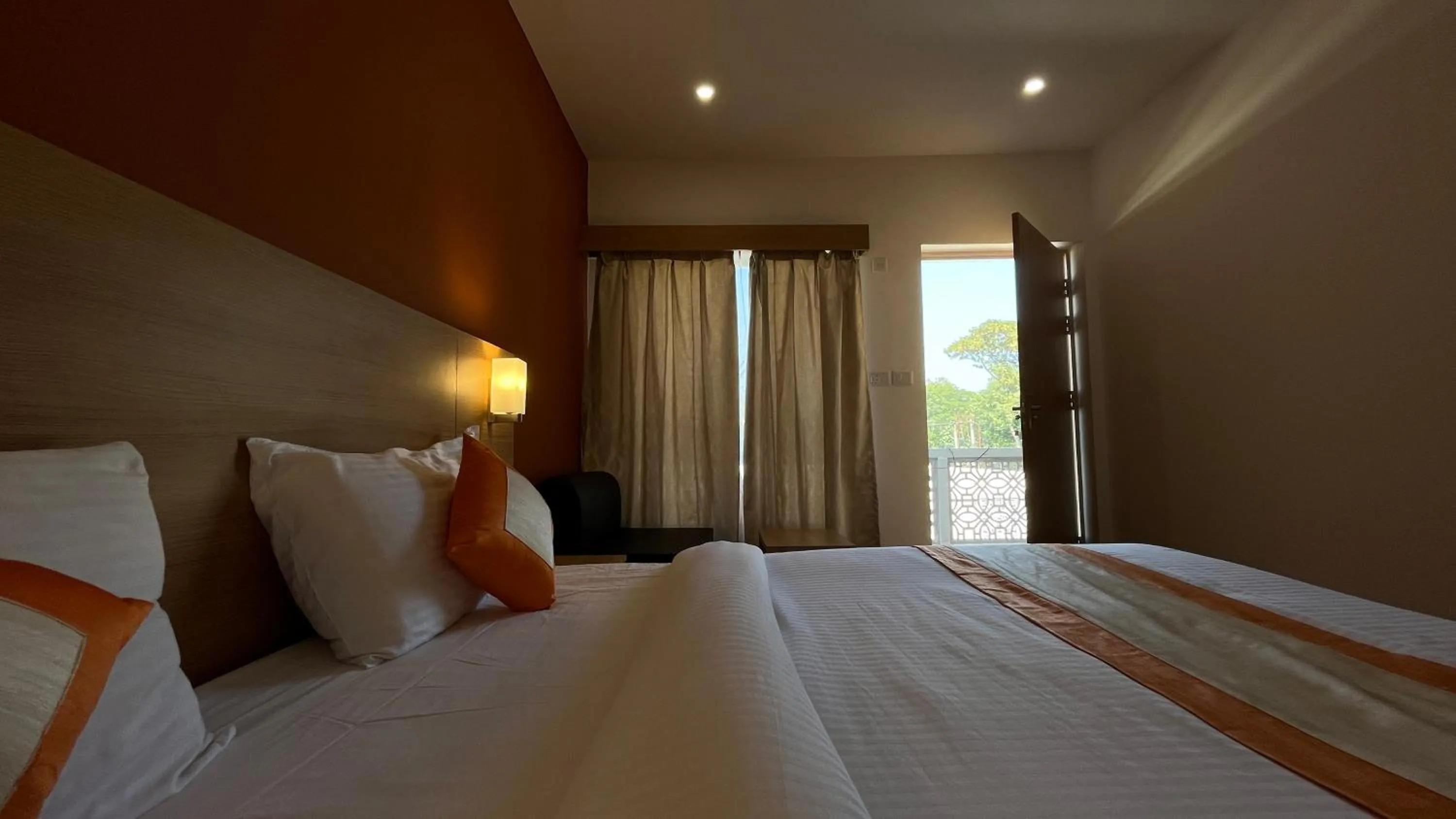 Bed in Hotel The Bundela - Khajuraho, Madhya Pradesh