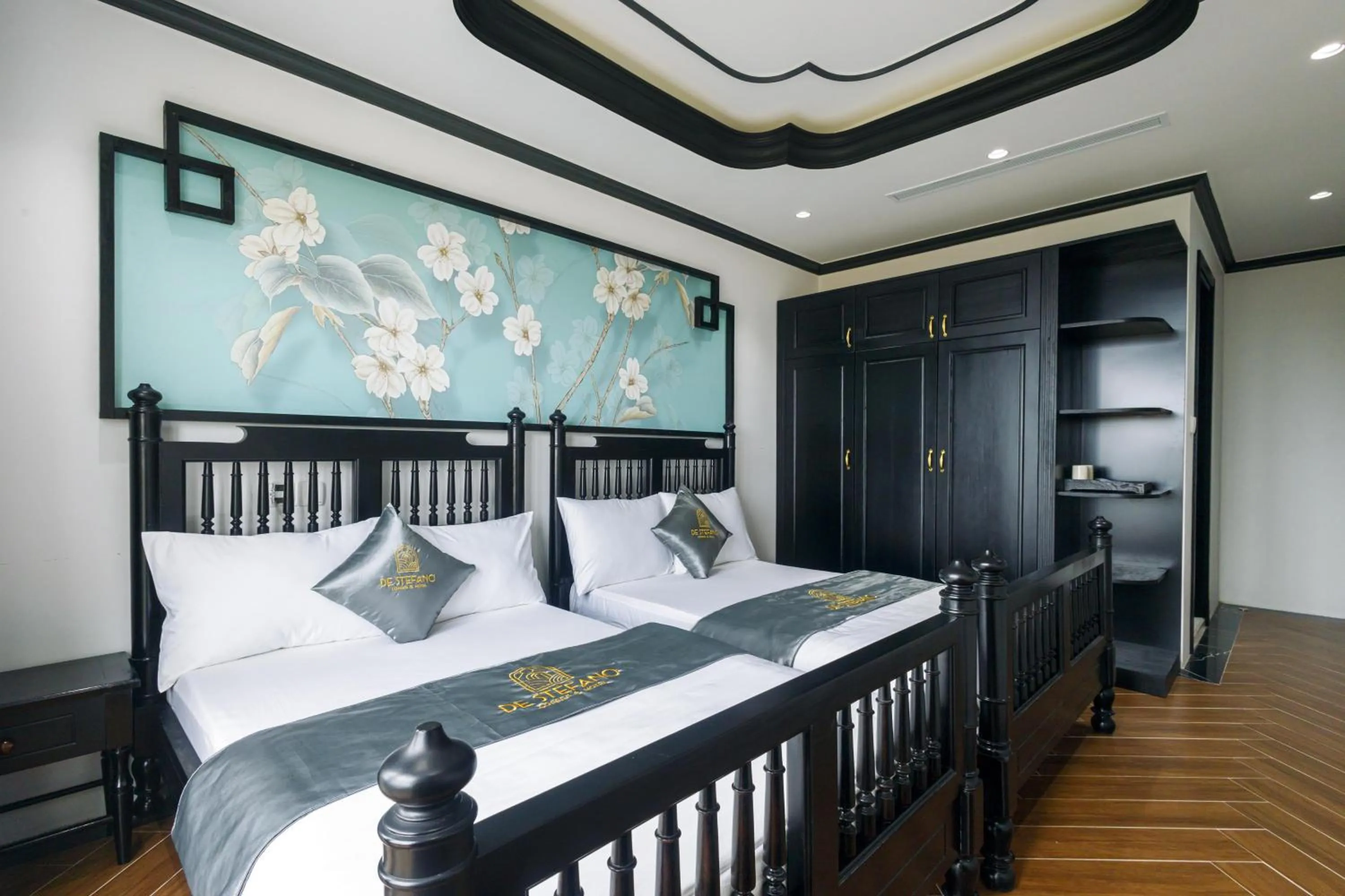 Bed in De Stefano Coffee and Hotel