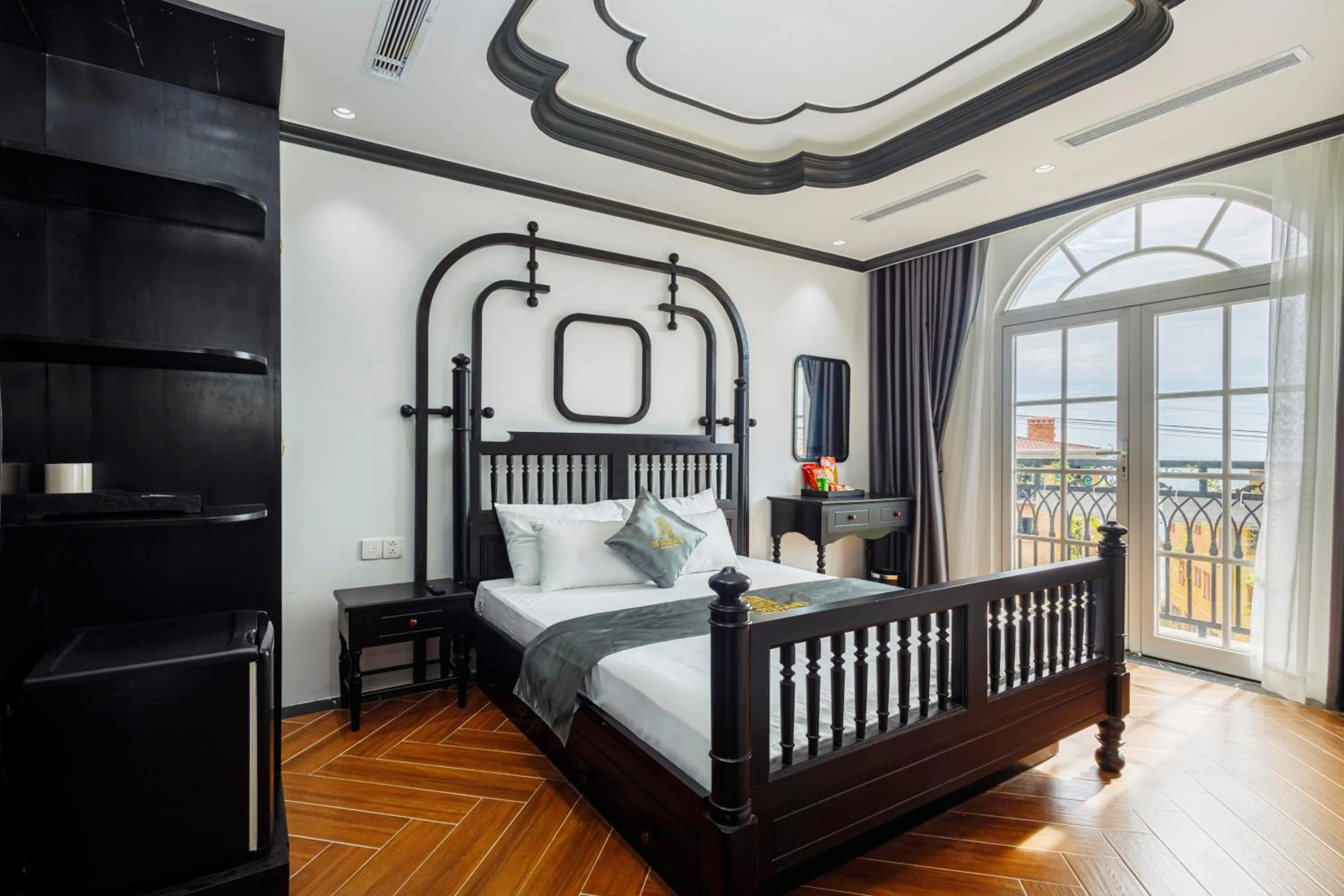 Bed in De Stefano Coffee and Hotel