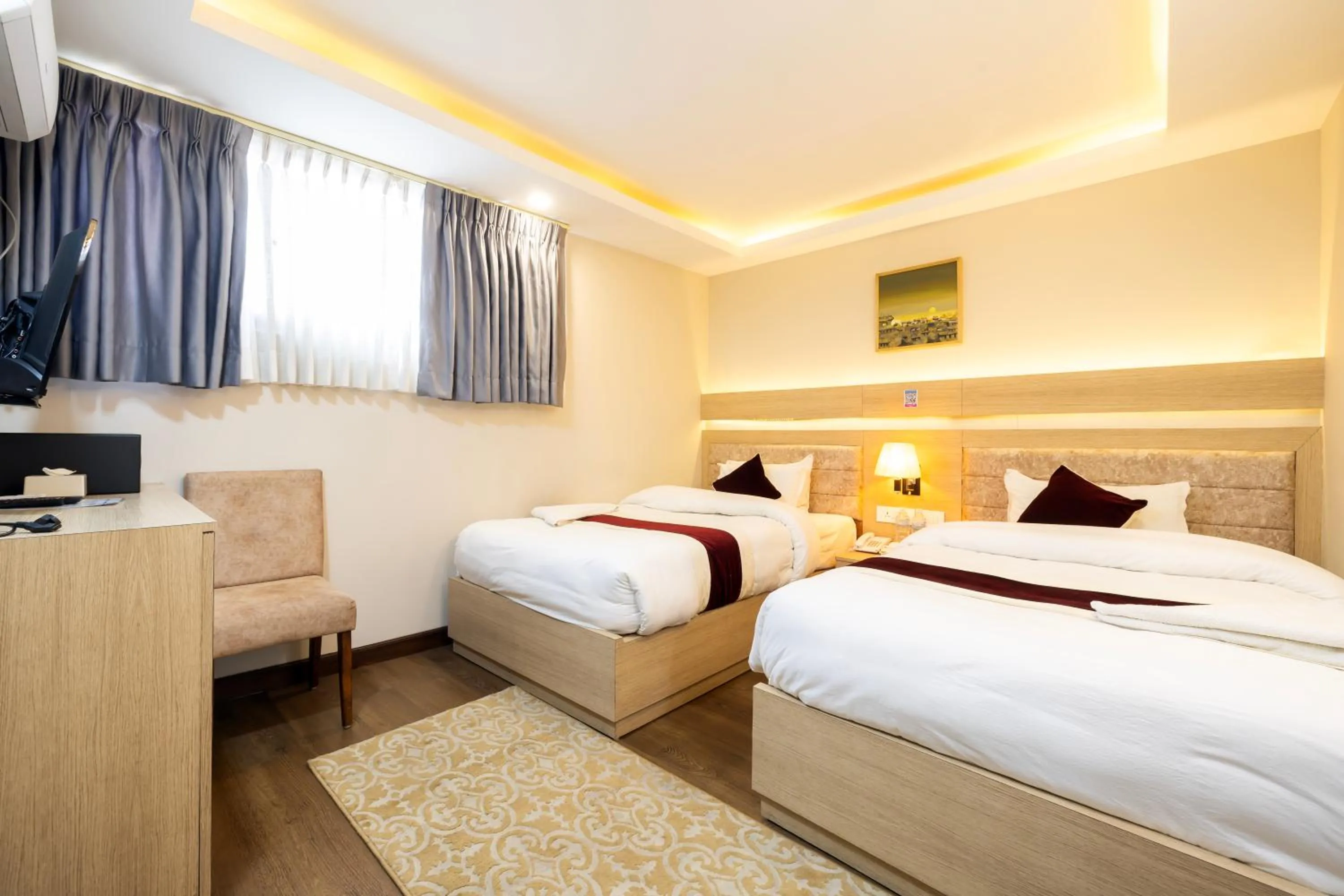 Bedroom, Bed in Divine Kathmandu Hotel