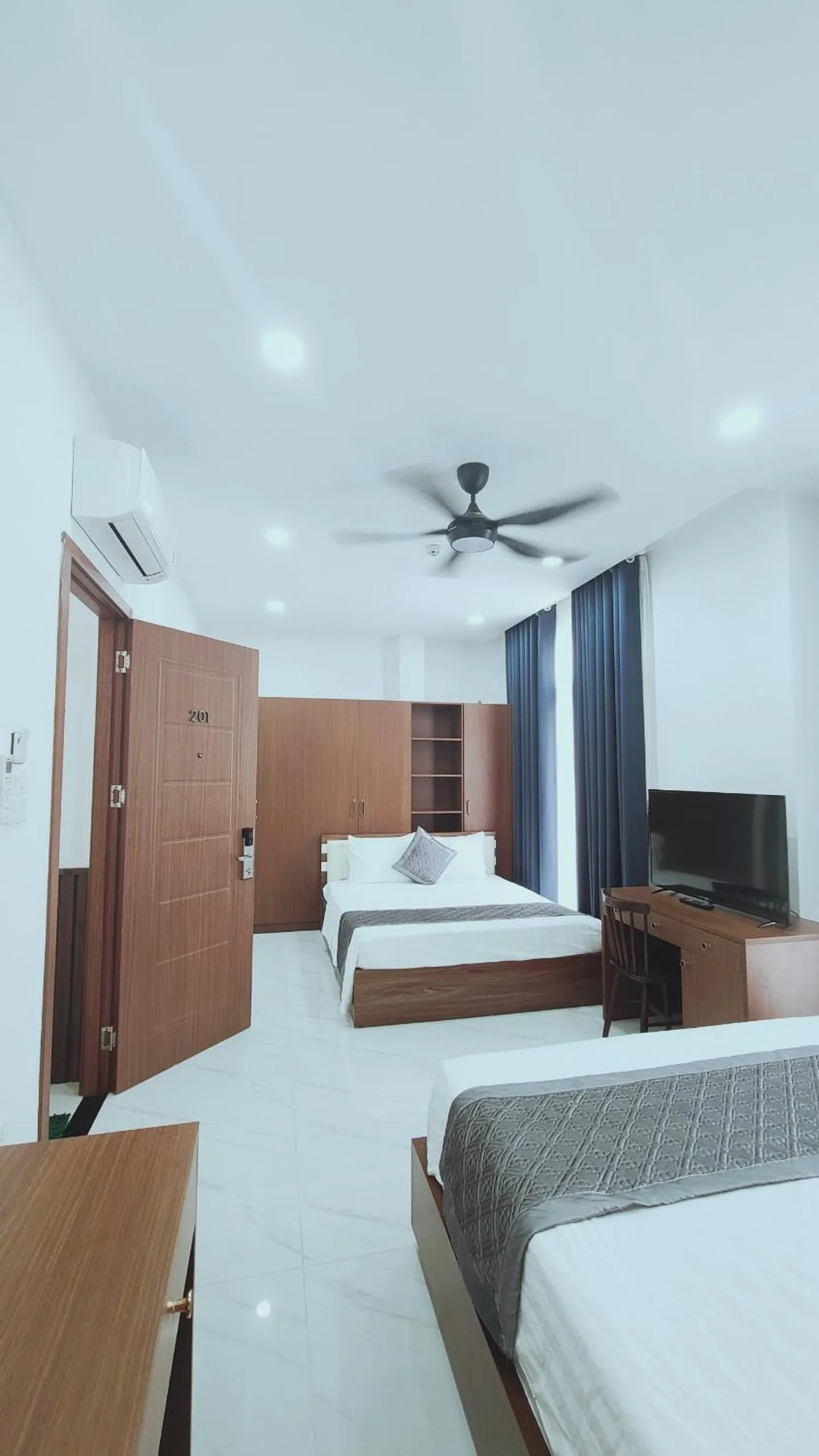 Bed in Xan hotel Phu Quoc