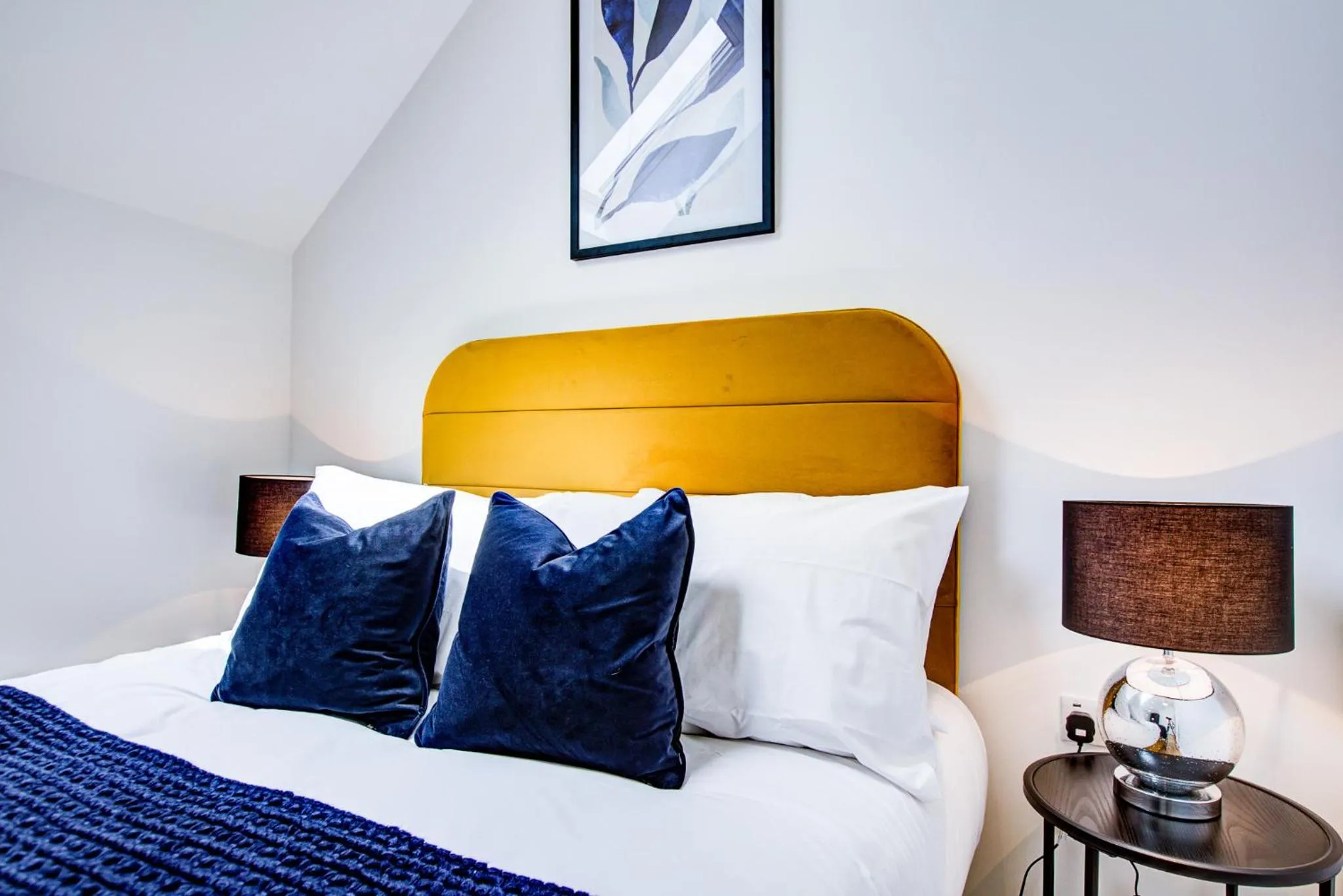 Bedroom, Bed in Hybrid Resi - London, New Malden near Richmond - Wimbledon