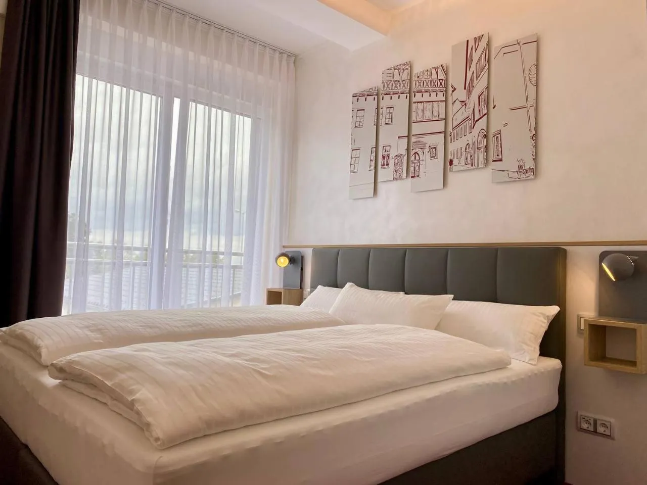 Bed in Hotel am Waldkasino