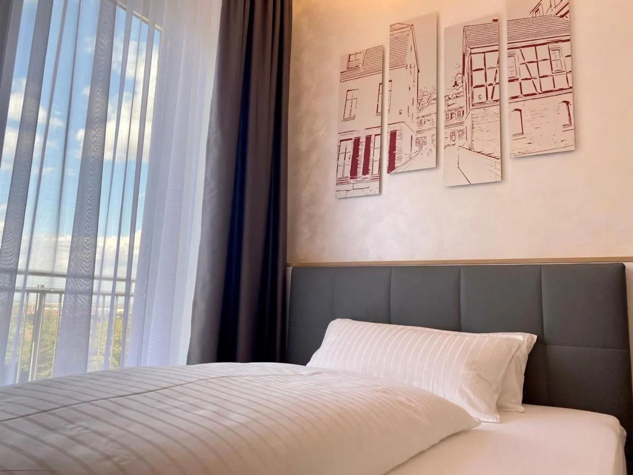 Bed in Hotel am Waldkasino