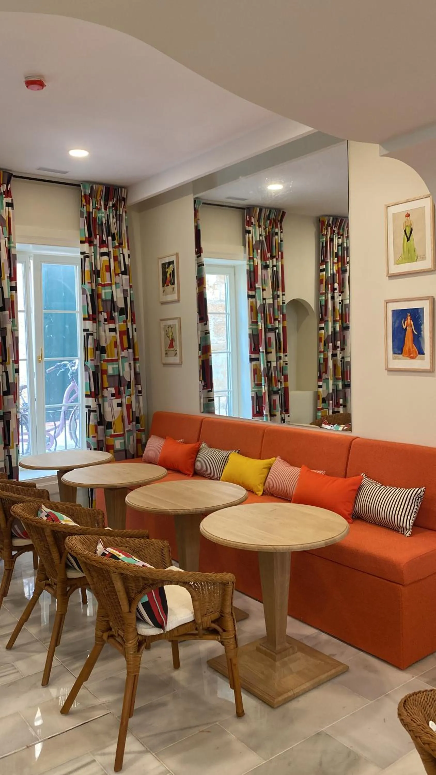 Dining area in Hotel Maïa