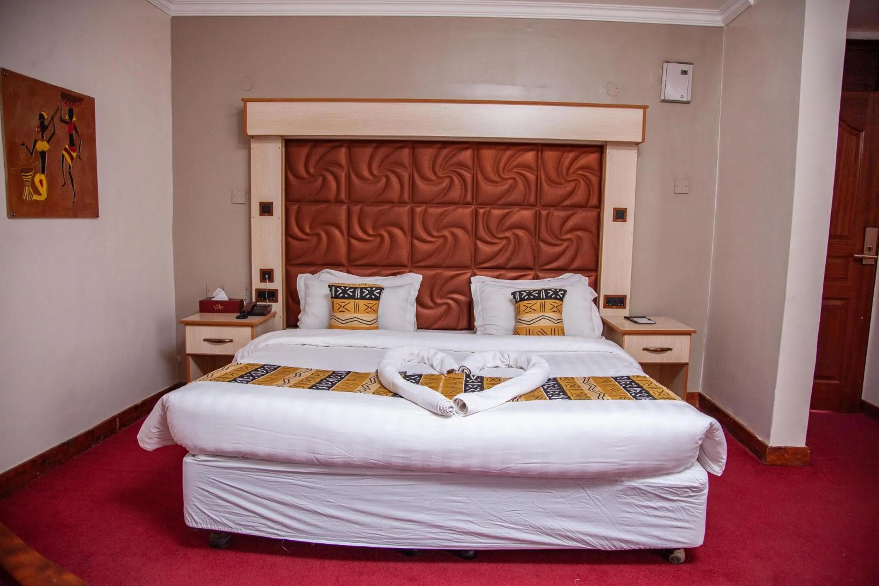 Bed in The Luke Hotel Cravers Thika