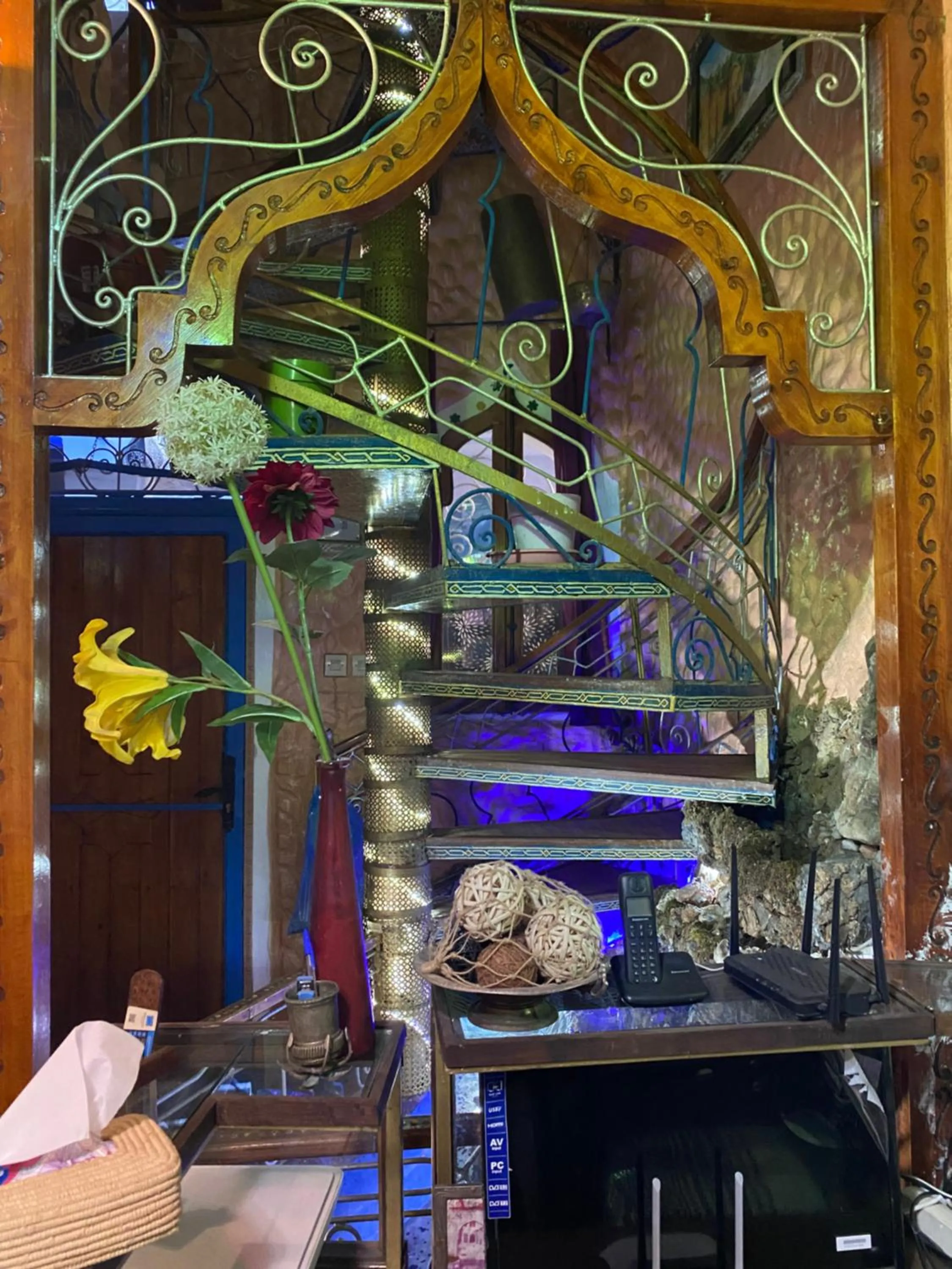 Facade/entrance in Riad Azurite