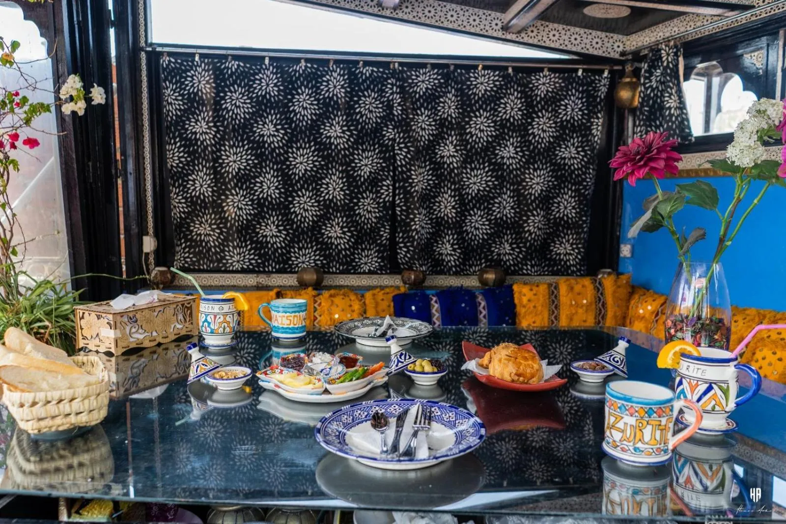 Food and drinks in Riad Azurite