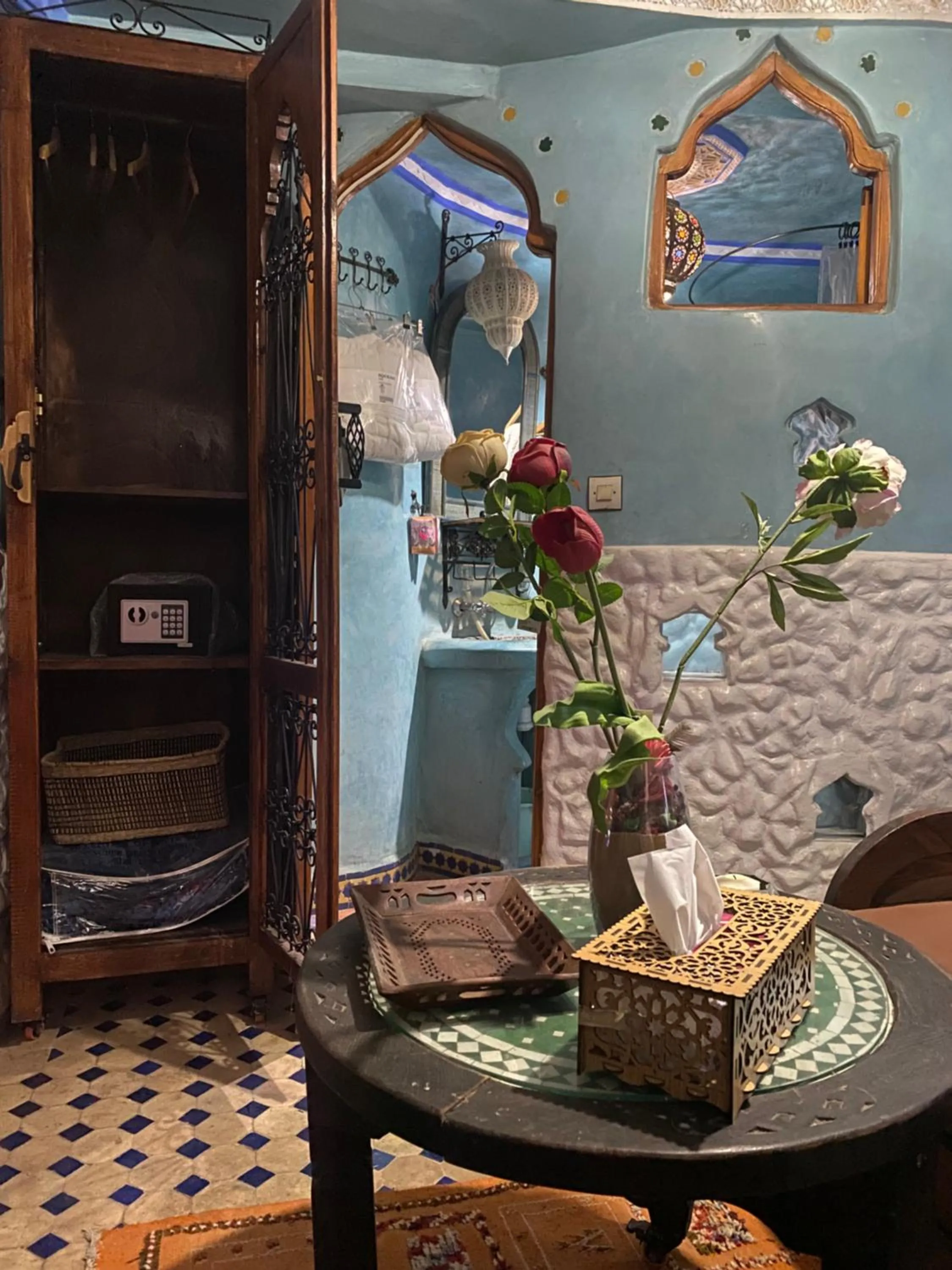 Living room in Riad Azurite