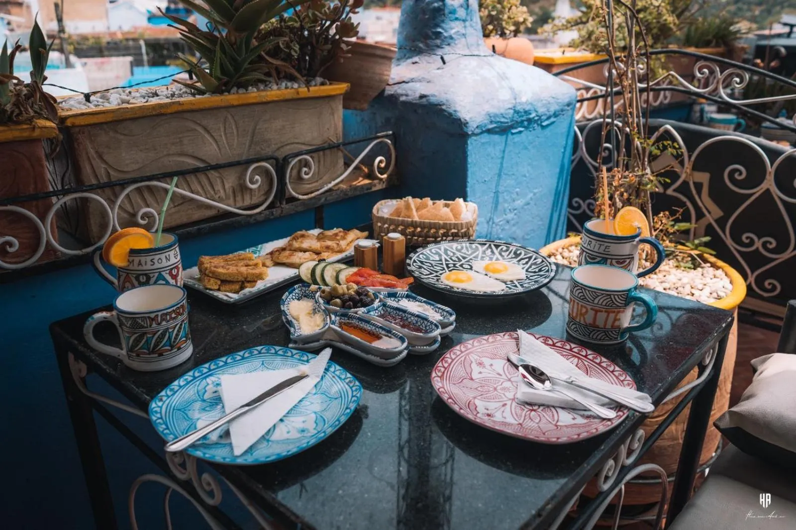 Breakfast in Riad Azurite