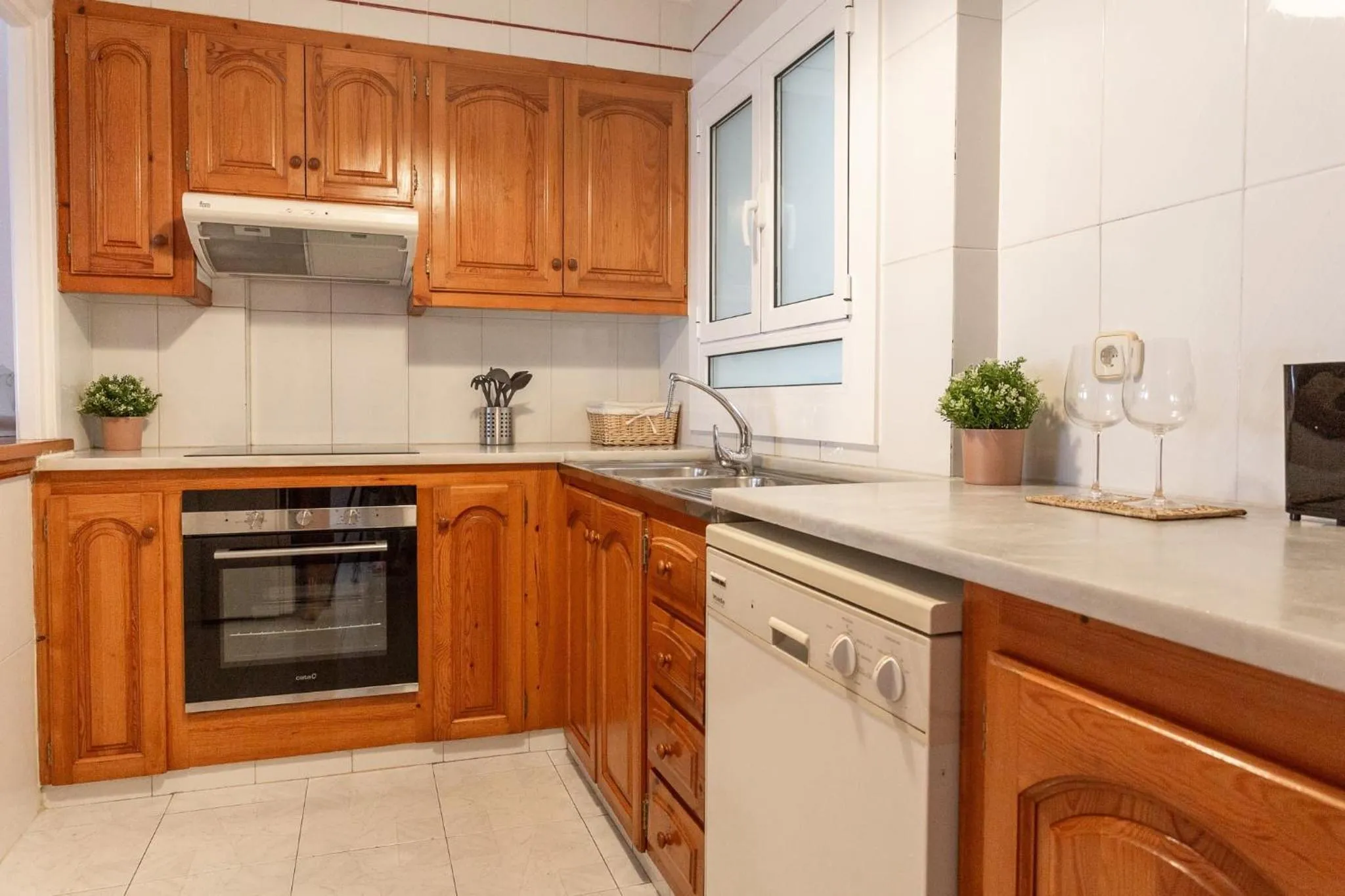 Kitchen or kitchenette in Apartamento El Capitan