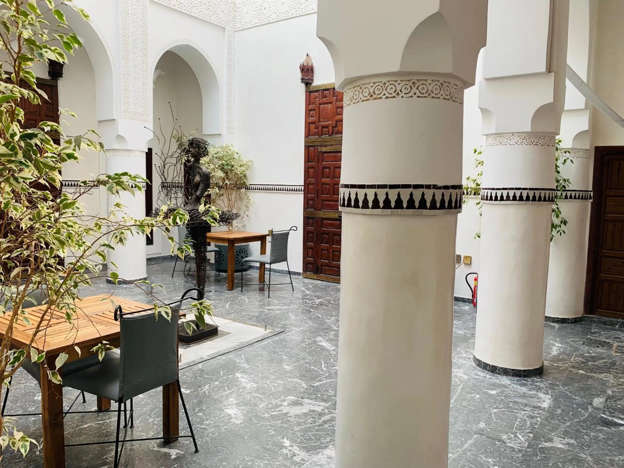 Patio in Palais Aix Kabaj &Spa